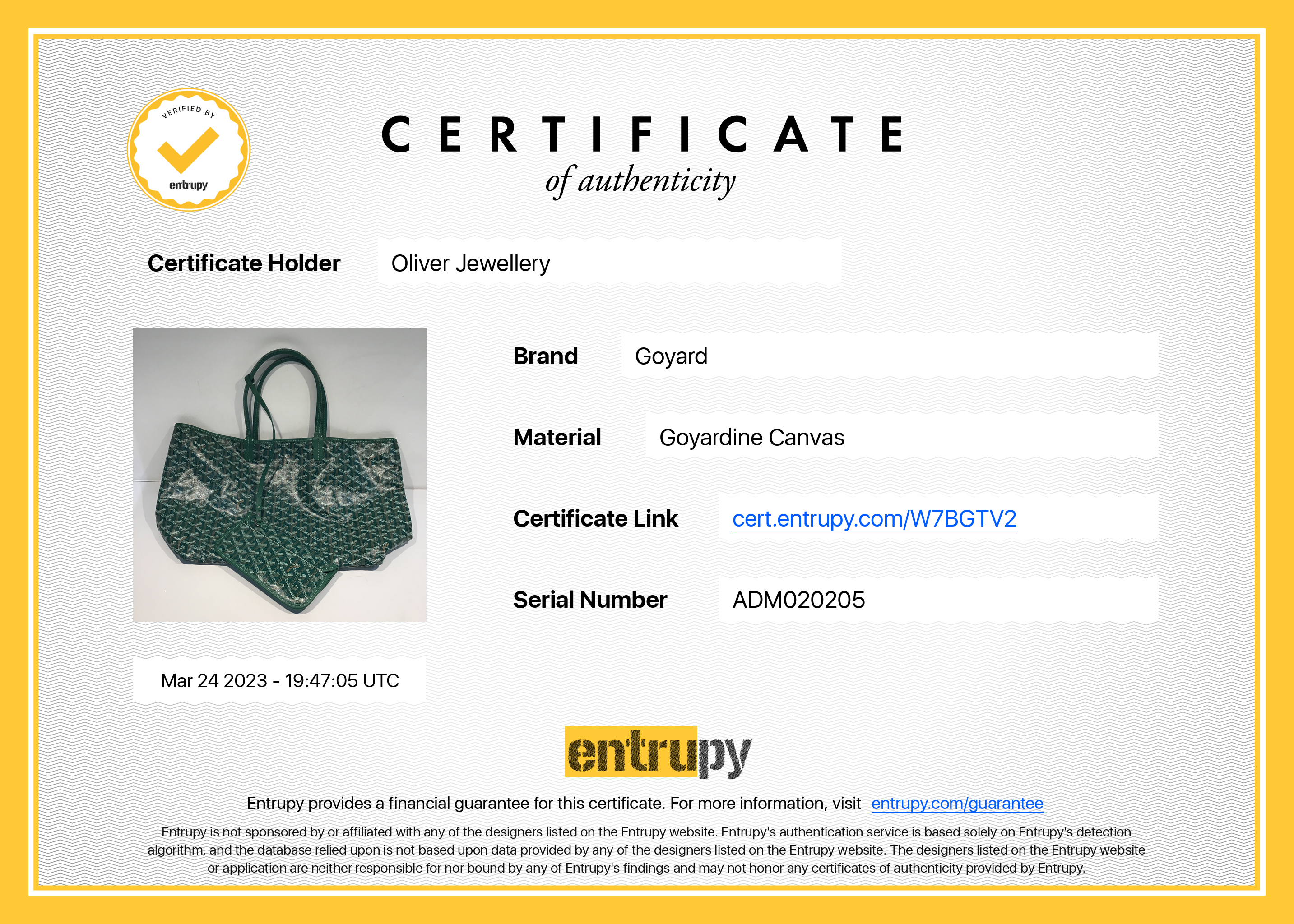 Goyard Saint Louis Tote PM w/ Pouch