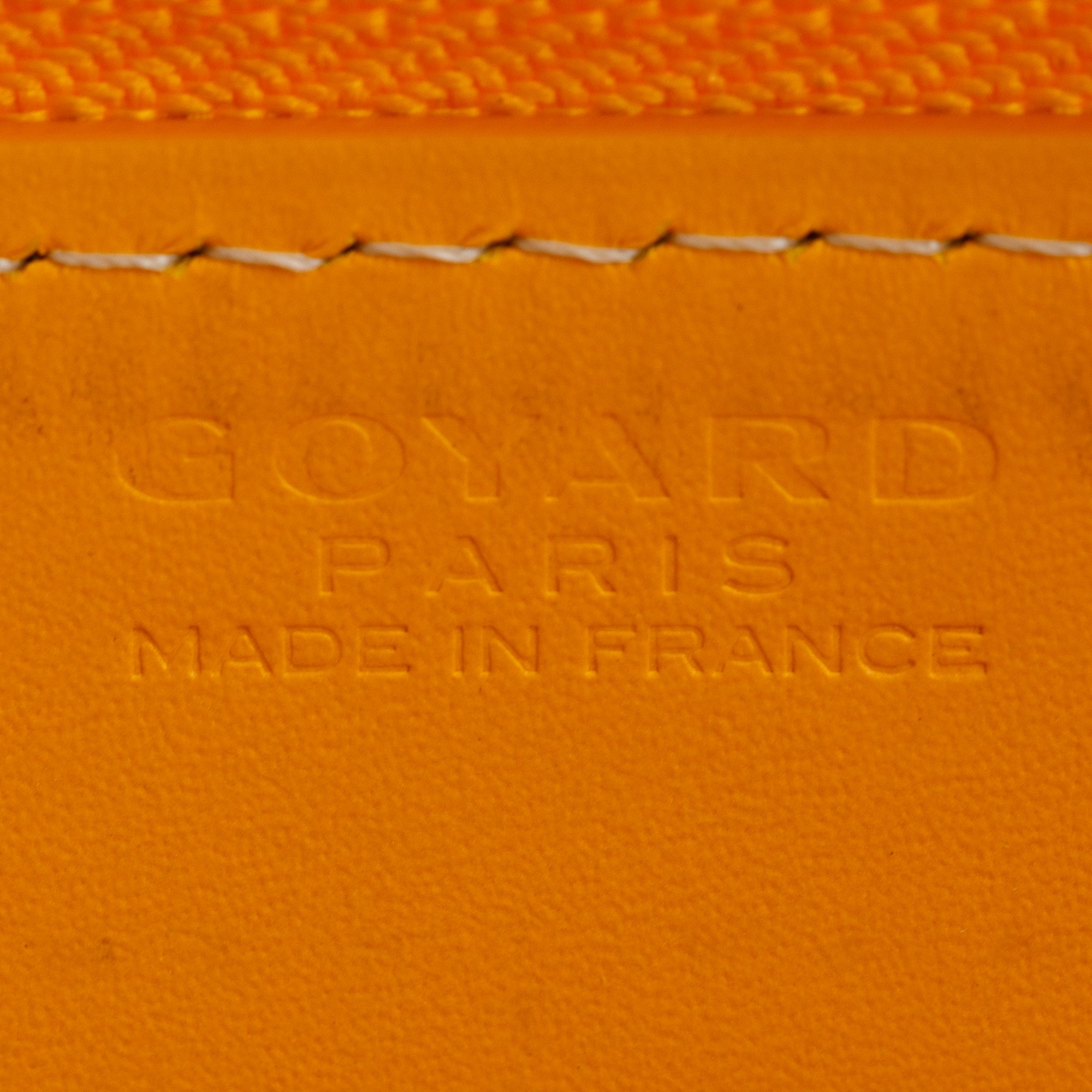 Goyard Yellow Goyardine Matignon GM Zippy Wallet w/ Box