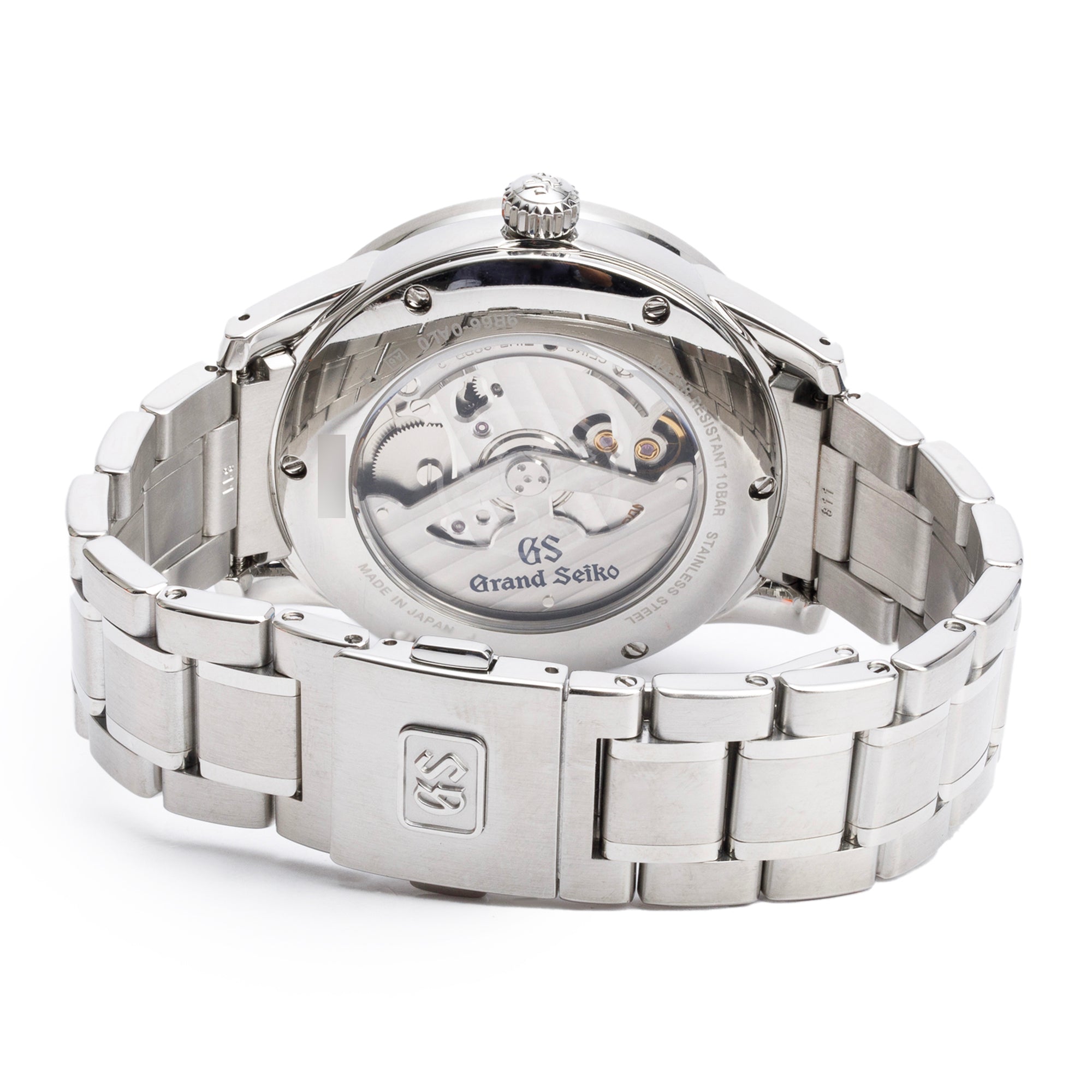 Grand Seiko 2022 Stainless Steel Spring Drive 40 MM GMT Automatic Watch w/ Box & Papers