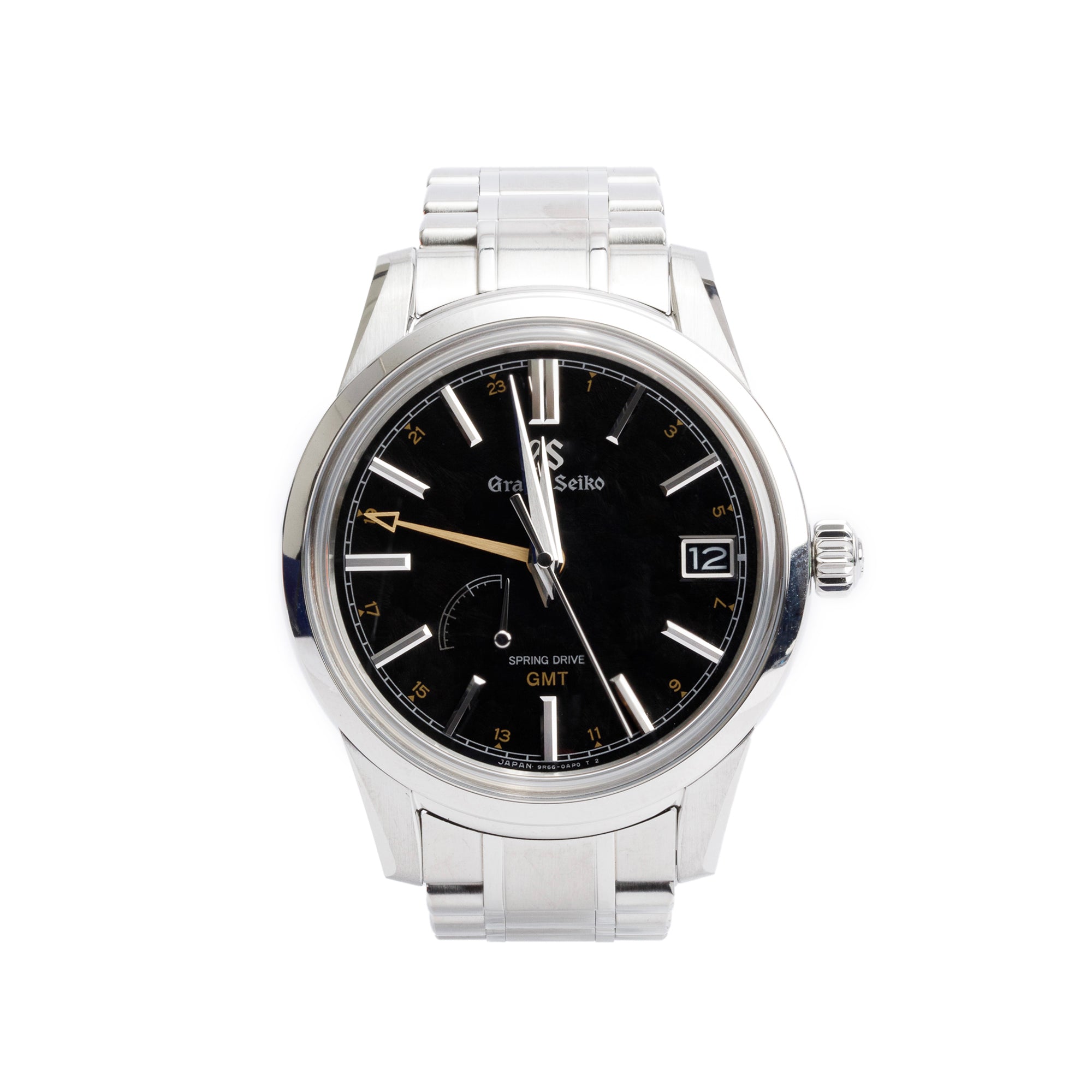 Grand Seiko 2022 Stainless Steel Spring Drive 40 MM GMT Automatic Watch w/ Box & Papers