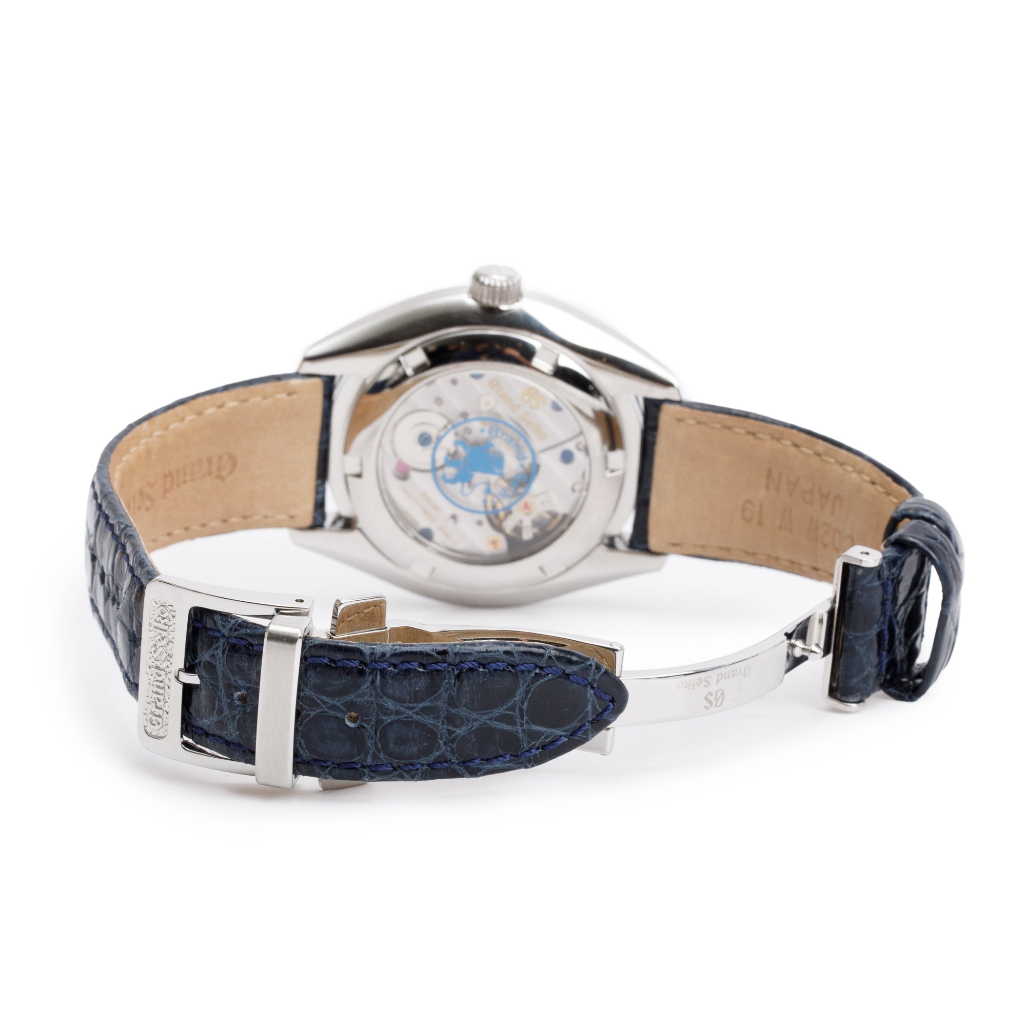 Grand Seiko Limited Edition Stainless Steel Elegance Collection 39 mm Manual Wind Watch Blue Dial w/ Box & Papers