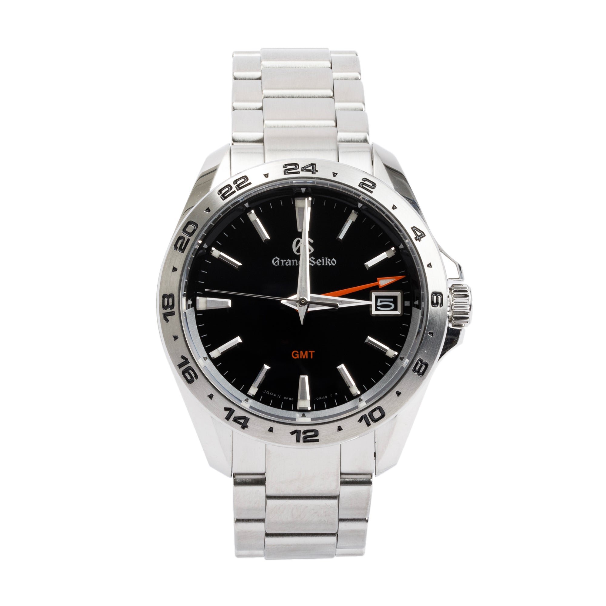 Grand Seiko Stainless Steal Sport GMT 40 mm Quartz Watch w/ Box