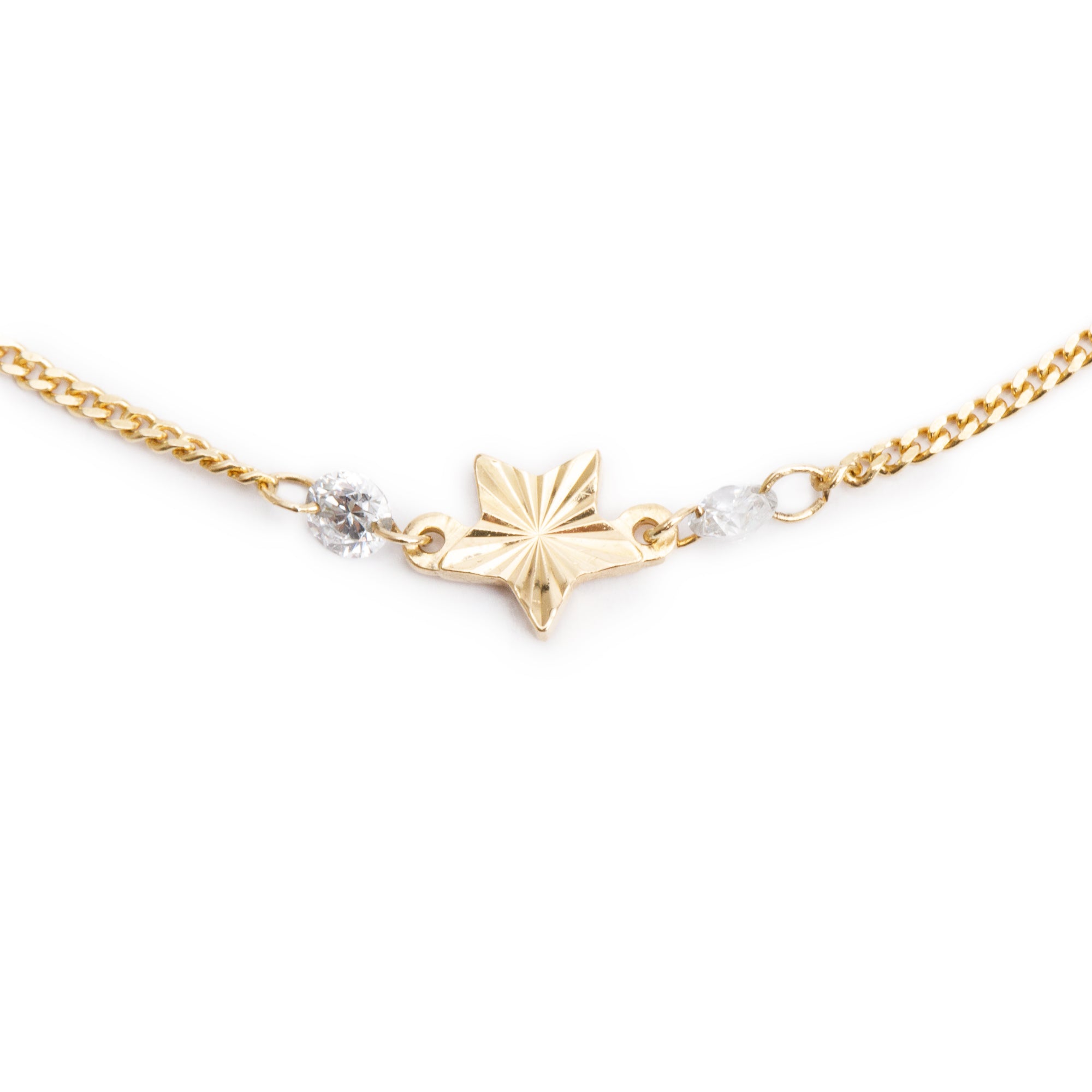 Gucci 18k Yellow Gold Diamond Interlocking G Star Station Bracelet