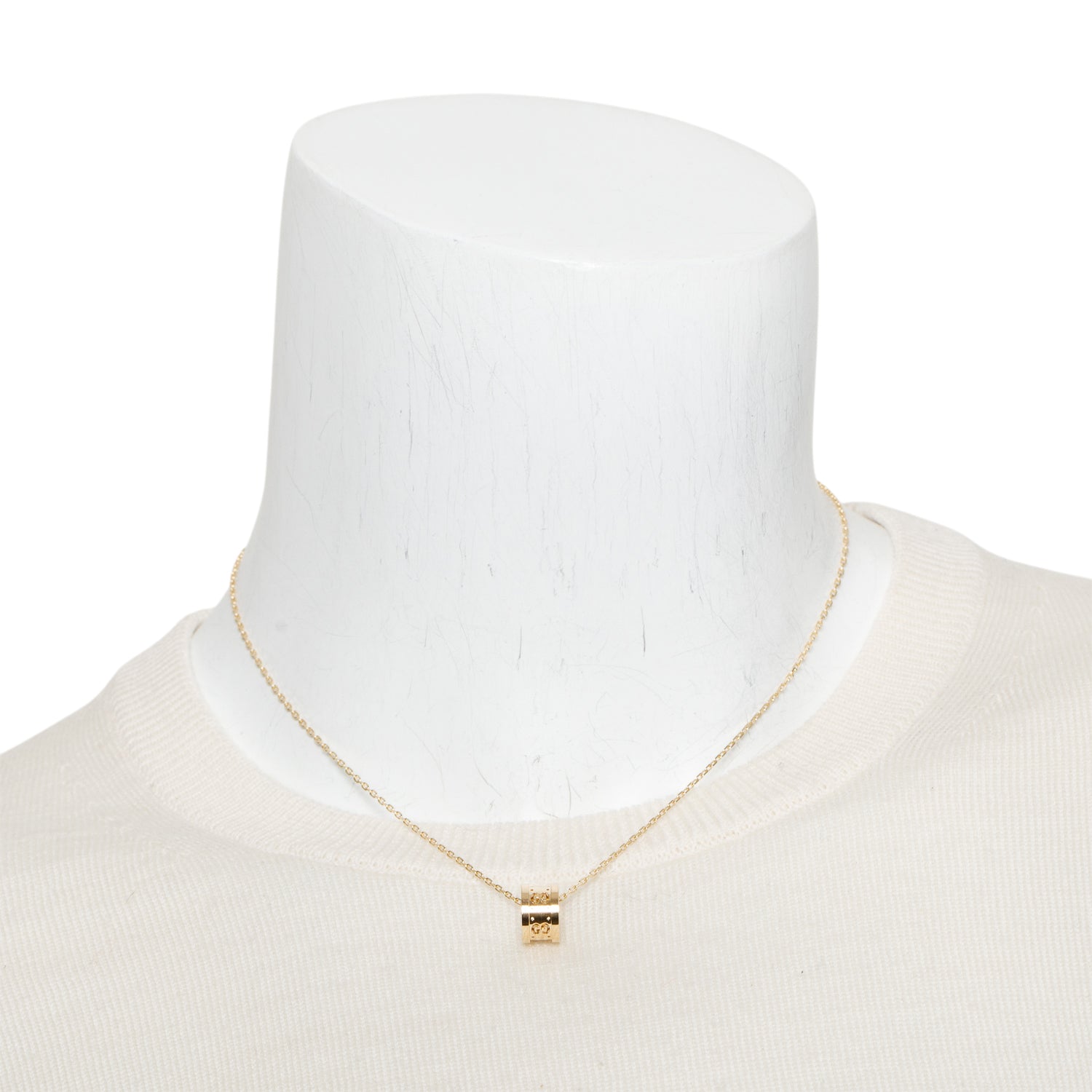 Gucci 18k Yellow Gold Icon Pendant Necklace w/ Box