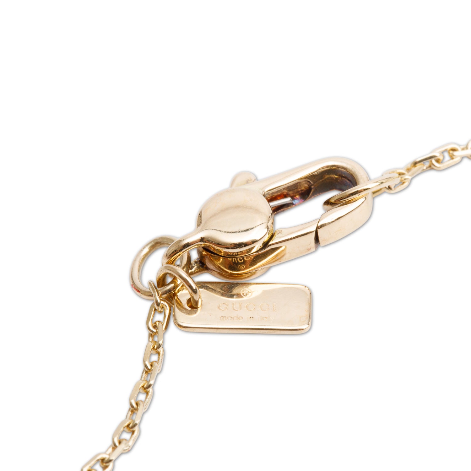 Gucci 18k Yellow Gold Icon Pendant Necklace w/ Box