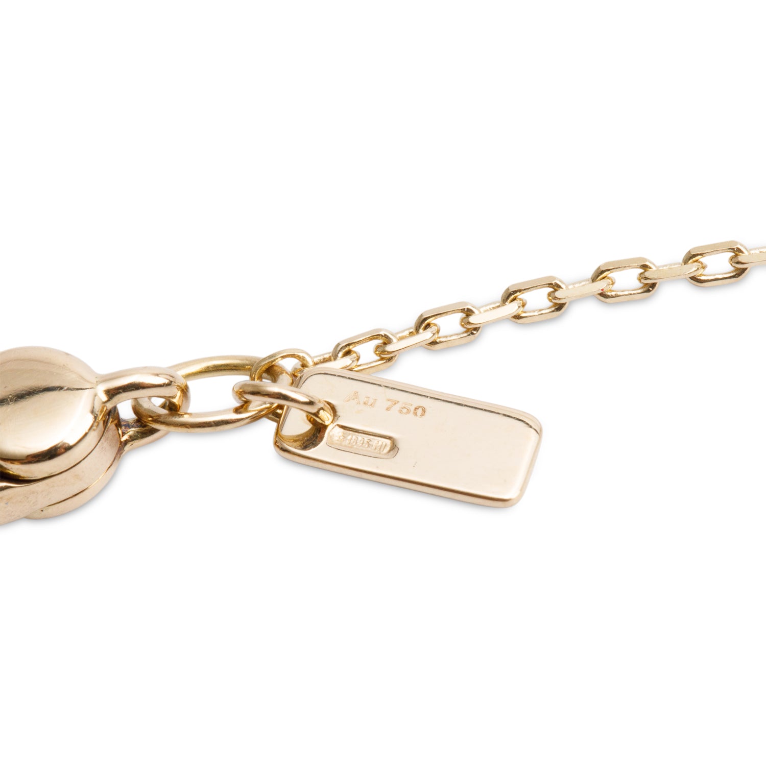 Gucci 18k Yellow Gold Icon Pendant Necklace w/ Box