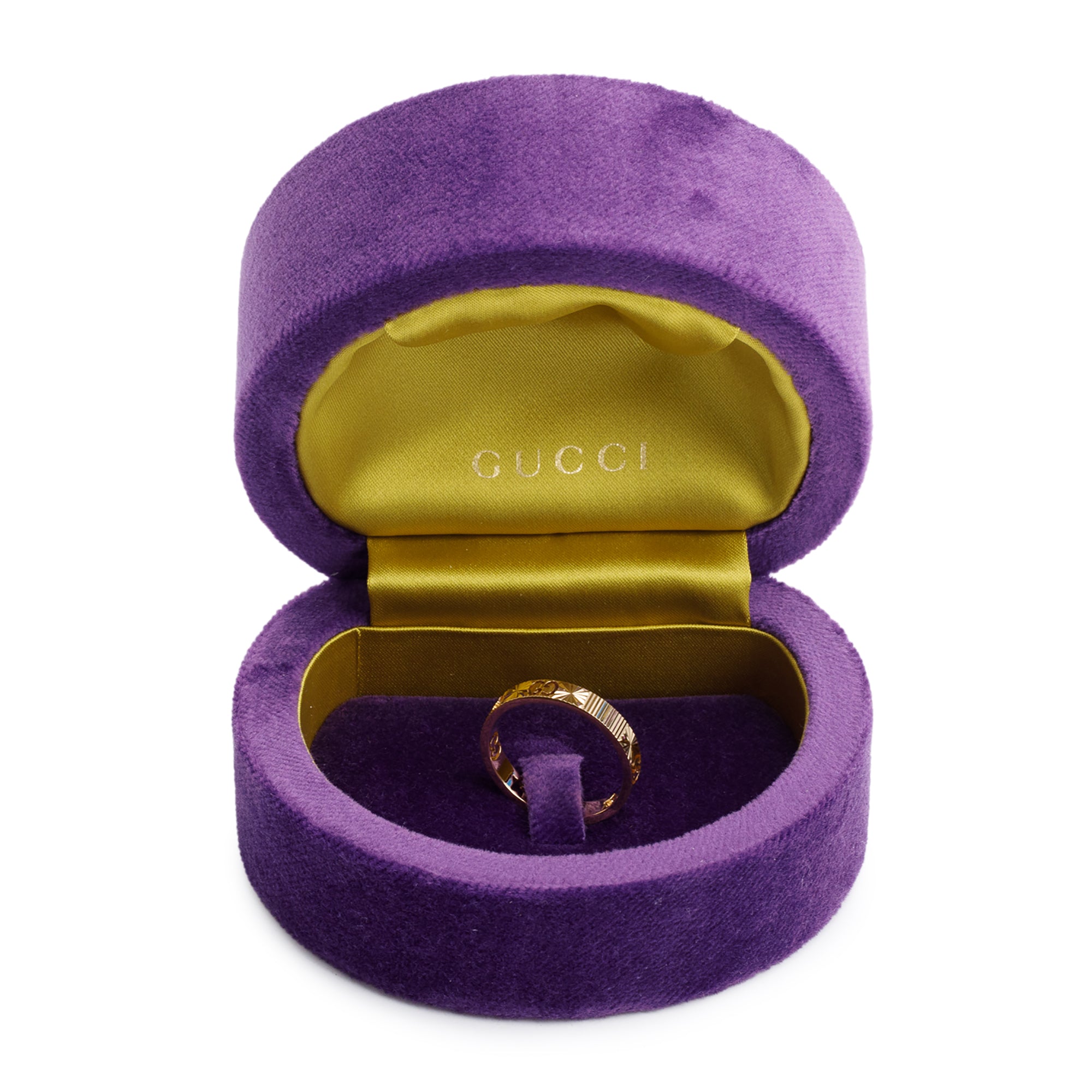 Gucci 18k Yellow Gold Icon Star Ring, Size 23 10.25 w/ Box