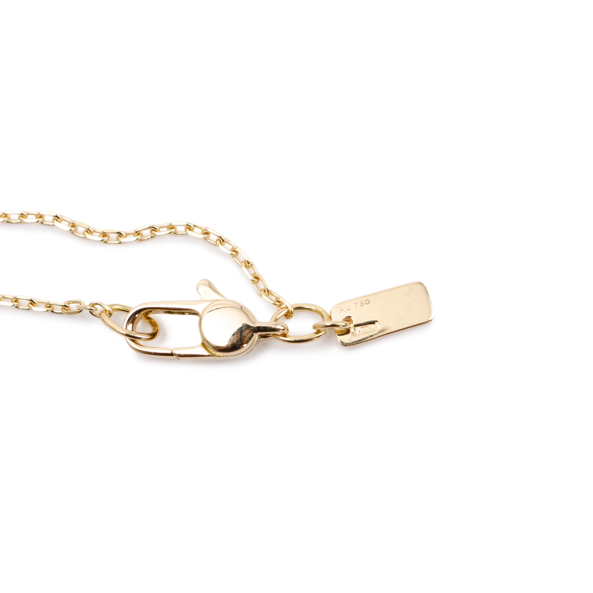 Gucci 18k Yellow Gold Icon Twirl Pendant Necklace
