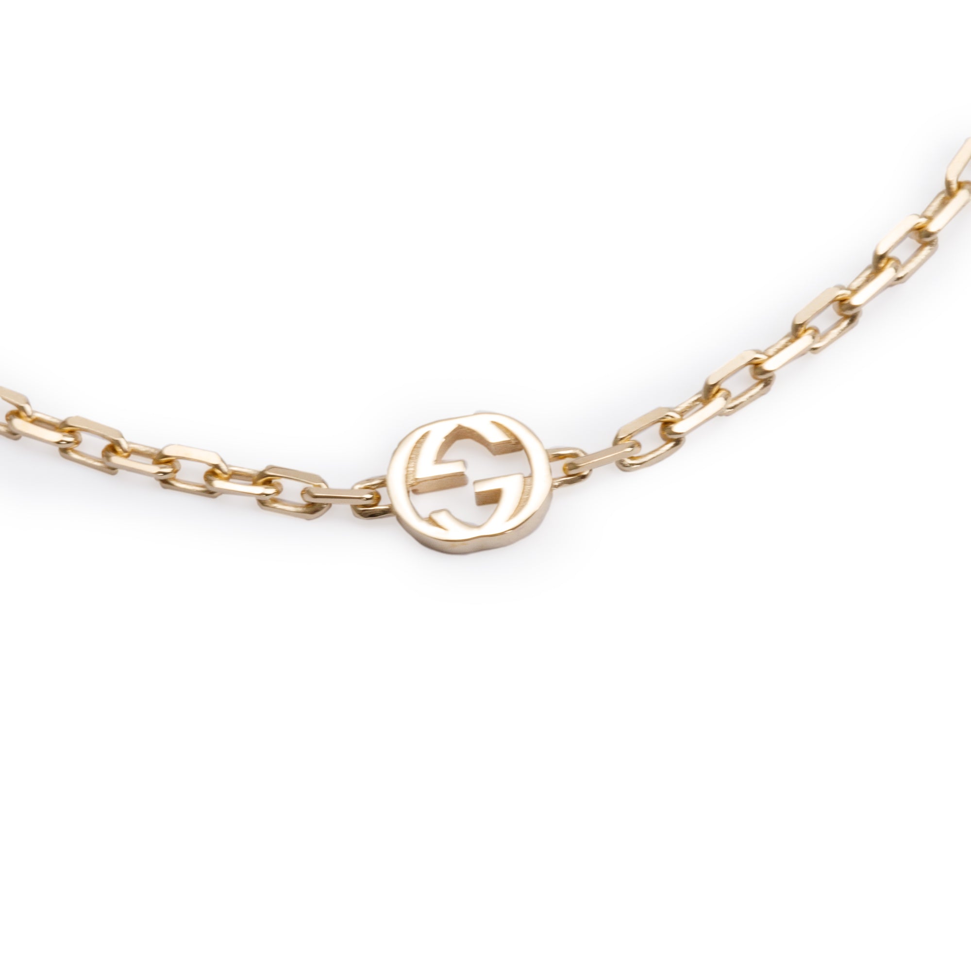 Gucci 18k Yellow Gold Interlocking G Bracelet w/ Box
