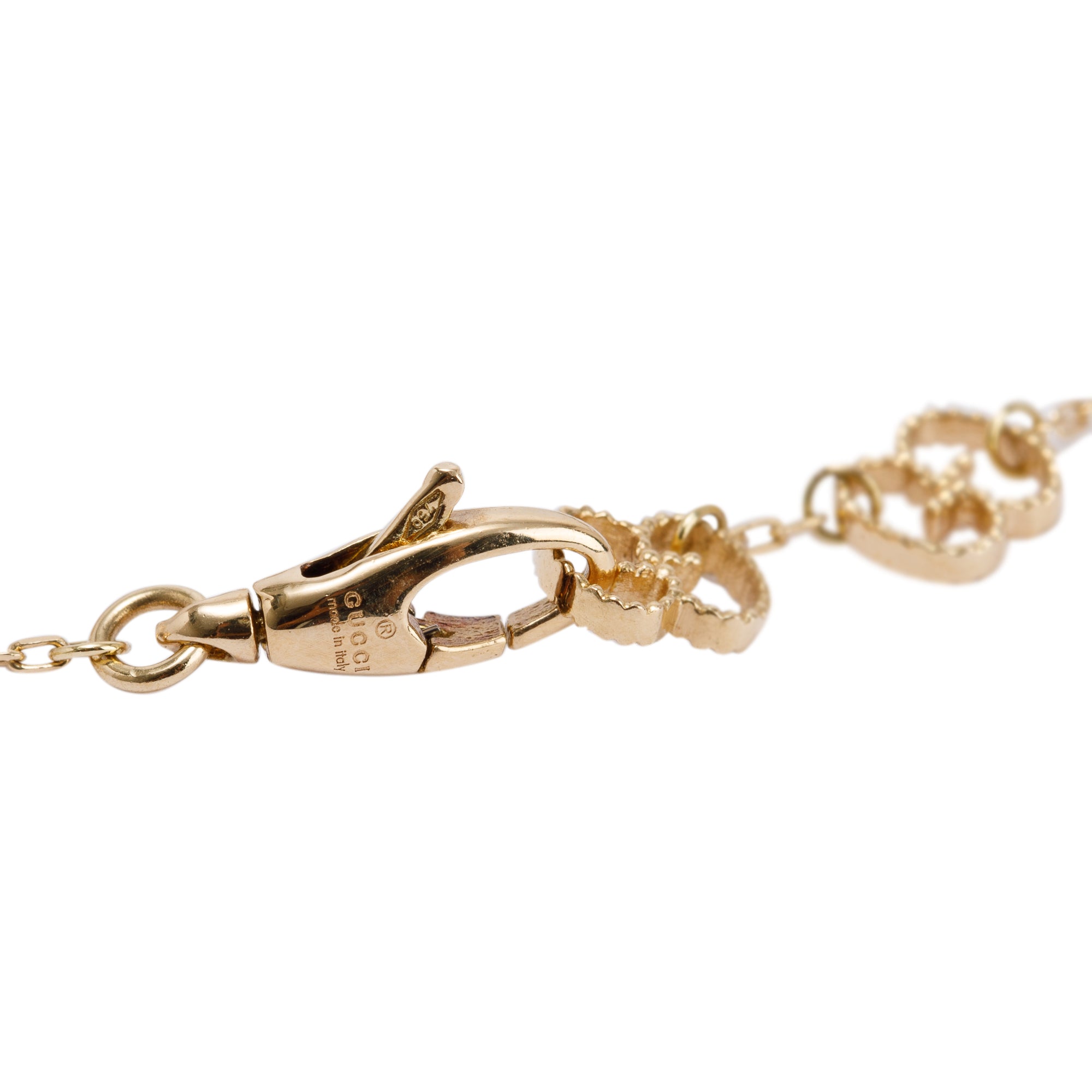 Gucci 18k Yellow Gold L'Aveugle Par Amour Bracelet