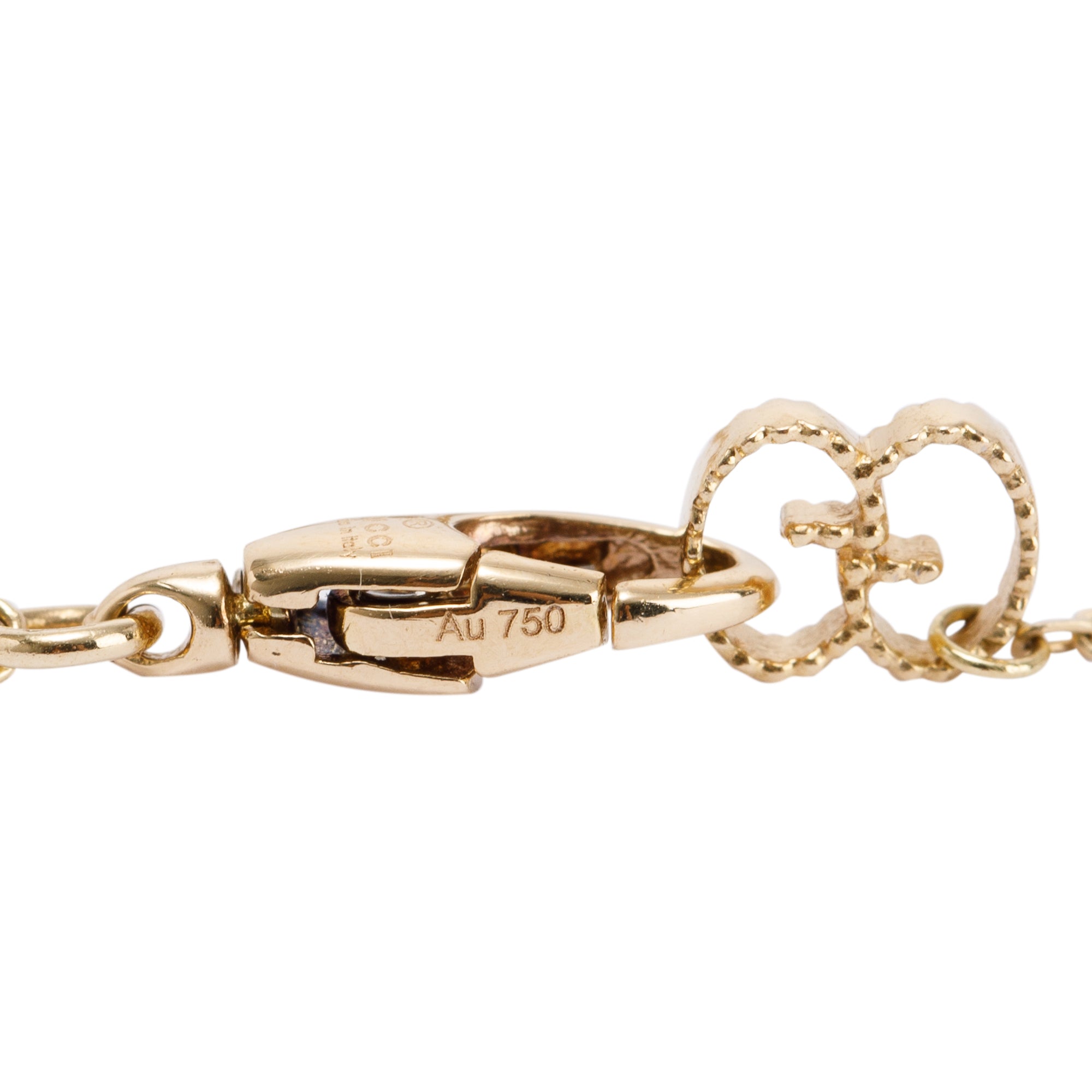 Gucci 18k Yellow Gold L'Aveugle Par Amour Bracelet