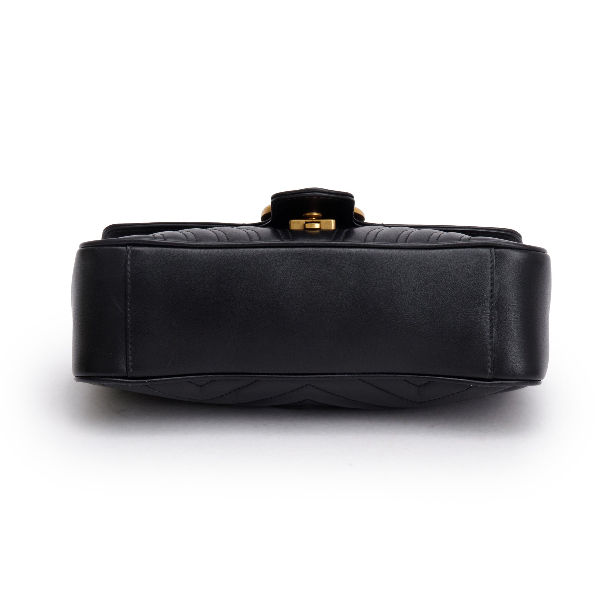 Gucci 2021 Black GG Marmont Matelasse Small Shoulder Bag w/ Box & Receipt
