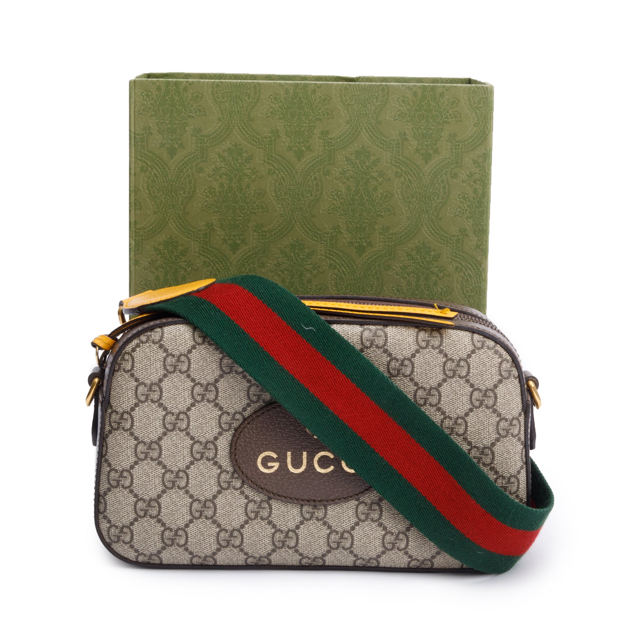 Gucci 2022 Neo Vintage GG Supreme Messenger Bag w/ Box & Receipt