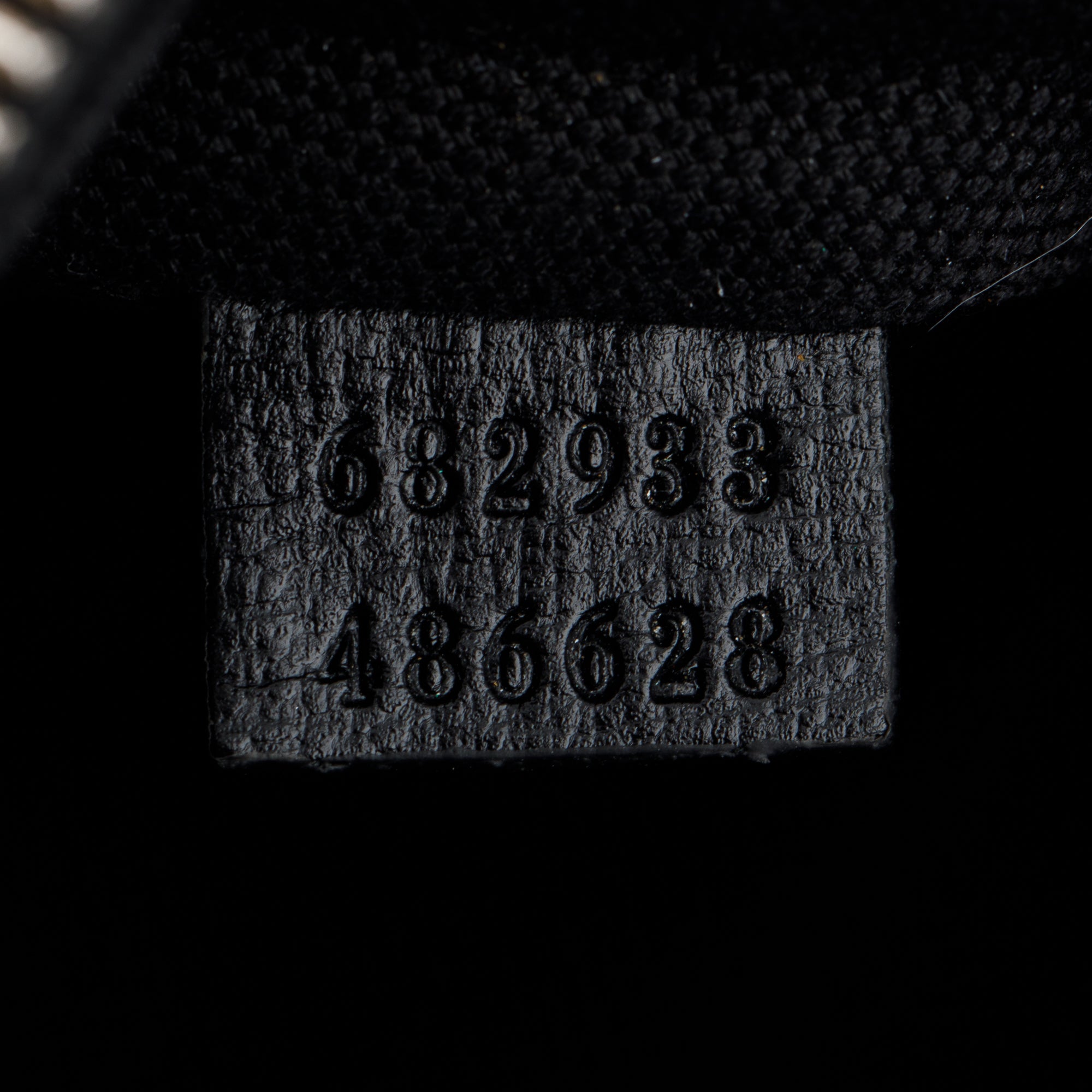 Gucci 2023 Black GG Supreme Interlocking G Belt Bag w/ Box & Receipt