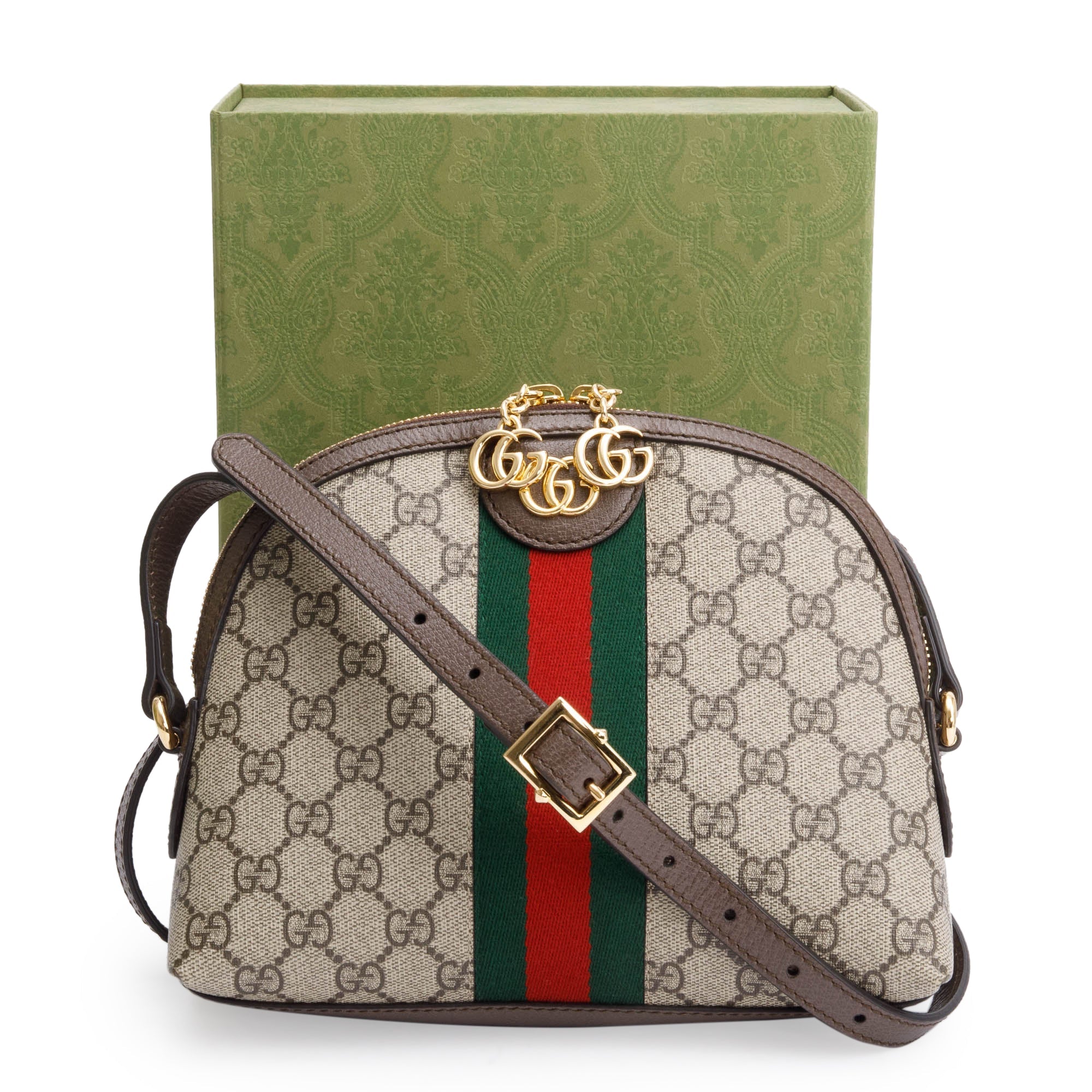 Gucci 2023 GG Ophidia Small Dome Shoulder Bag w/ Box & Receipt