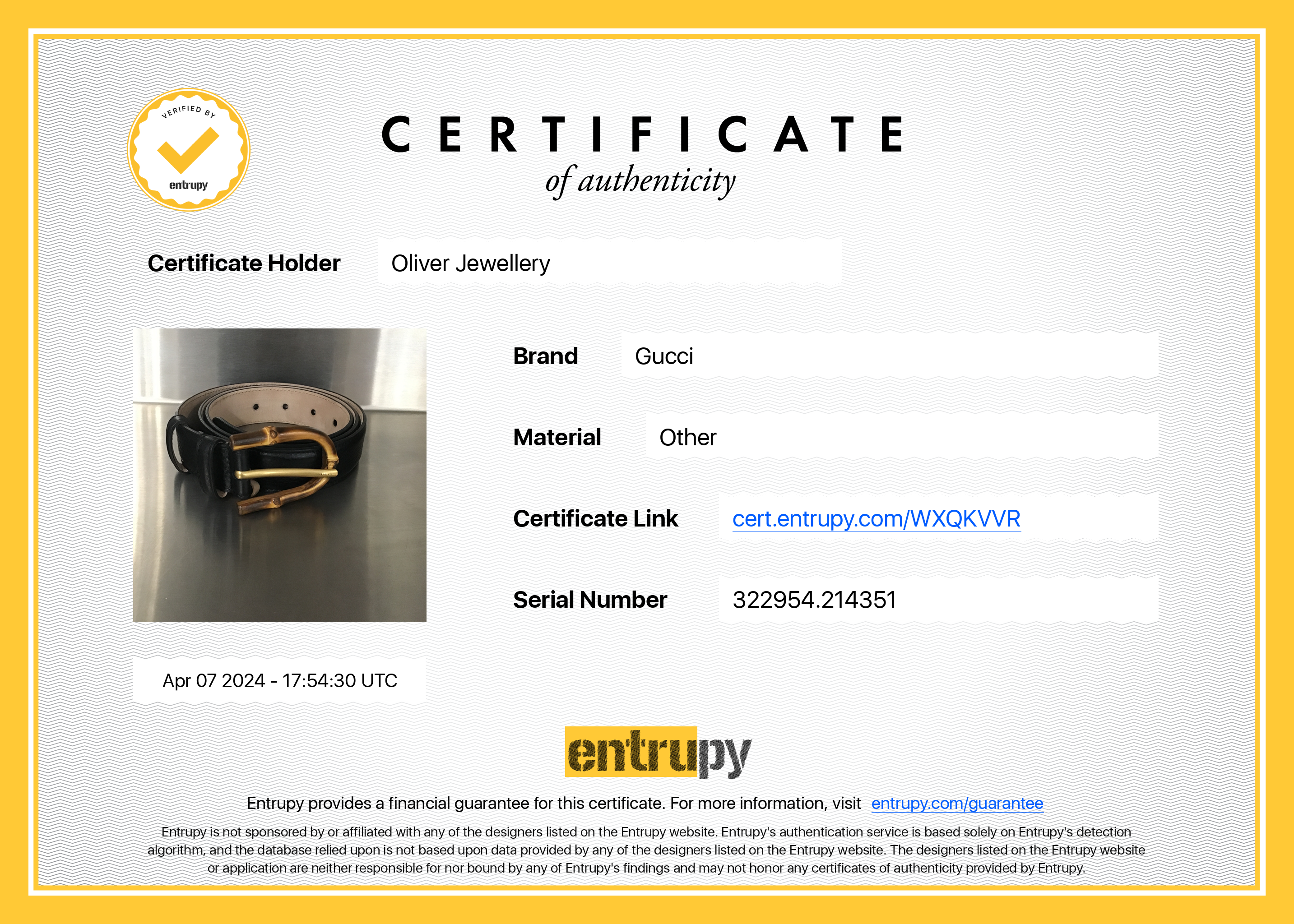 Gucci Bamboo Buckle Black Leather Belt 90 36