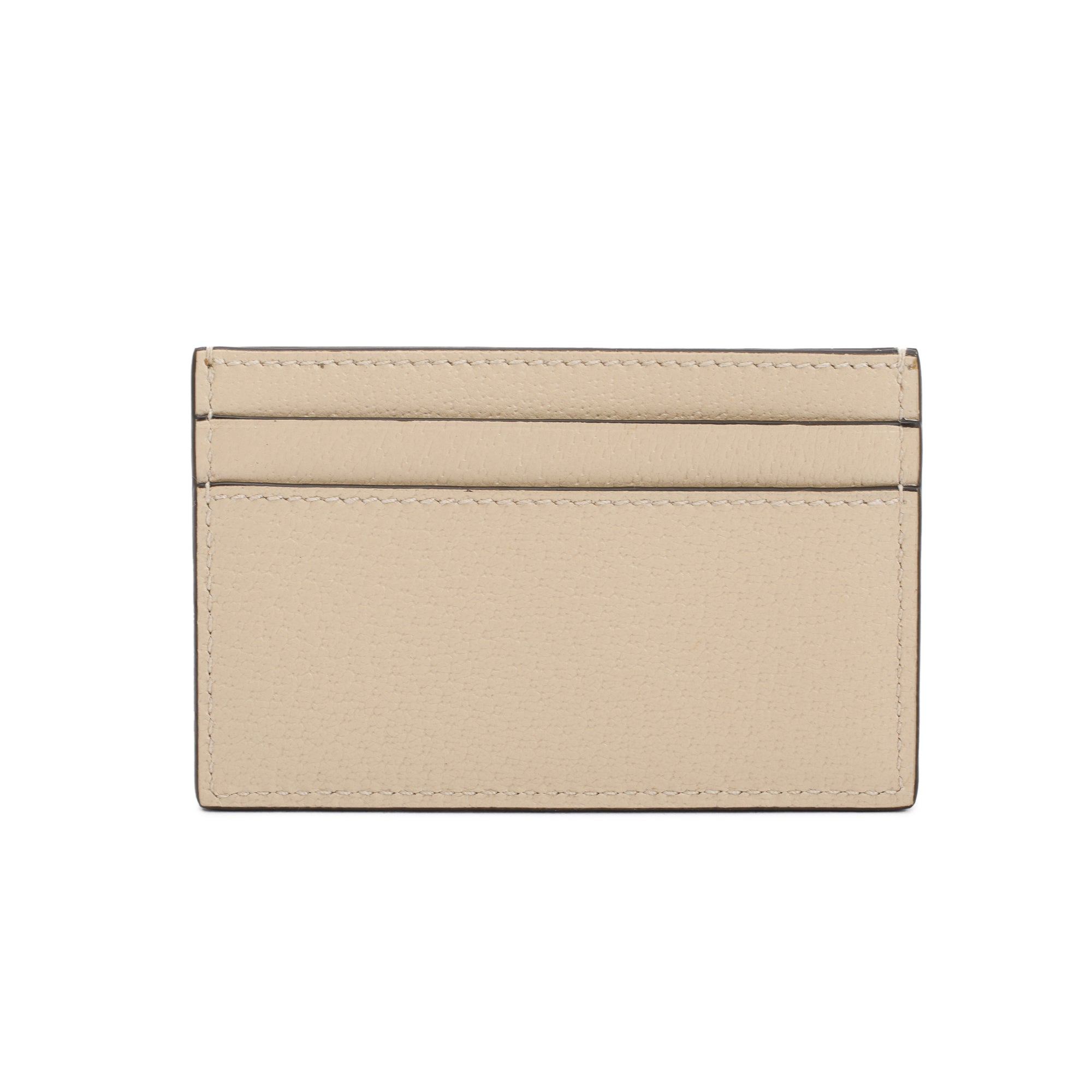 Gucci Beige Calfskin Grey Econyl Off The Grid Card Holder w/ Box