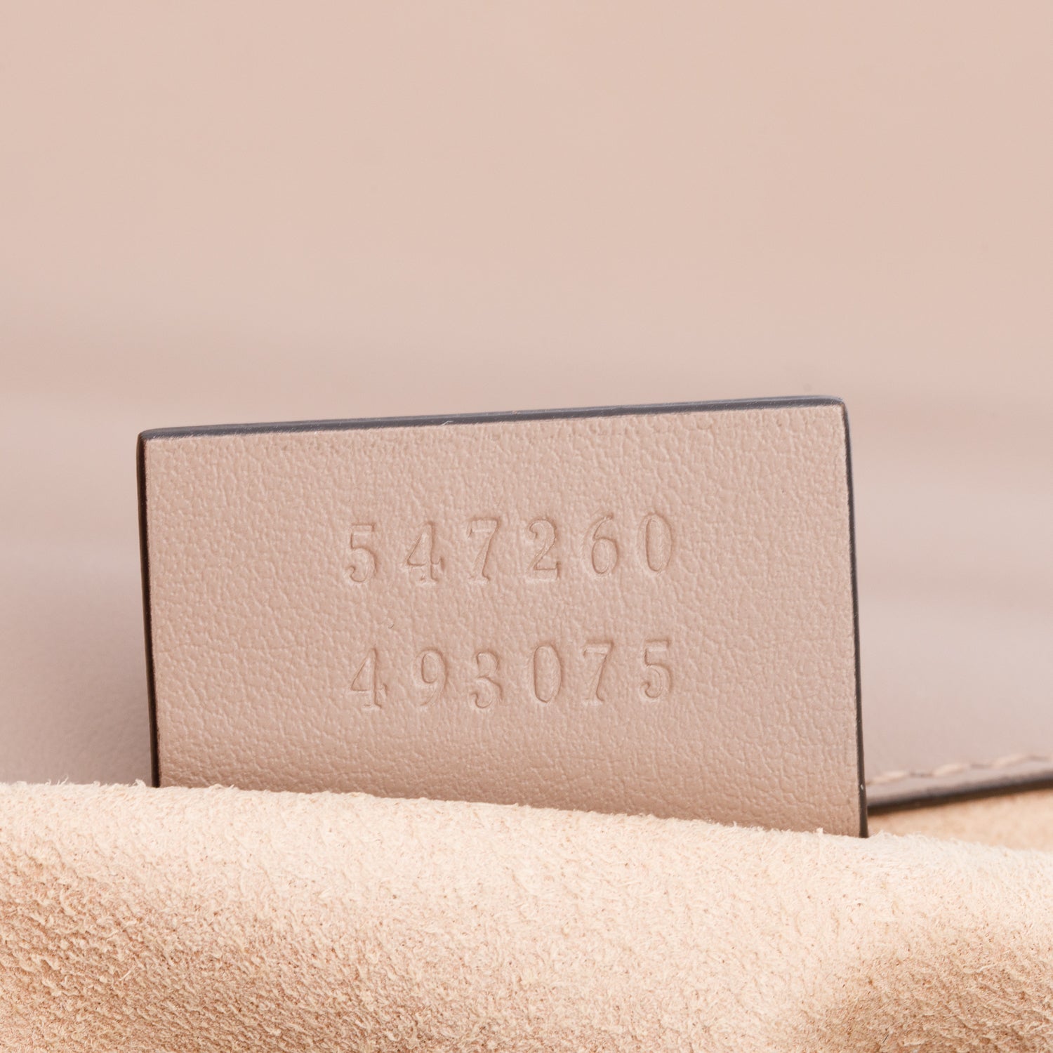 Gucci Beige Calfskin Matelasse GG Marmont Mini Top Handle Shoulder Bag w/ Strap