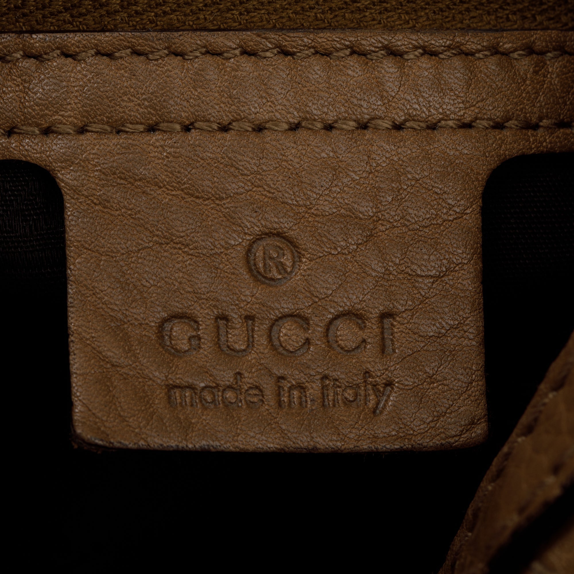 Gucci Beige Callfskin Suede Heritage Horsebit Hobo