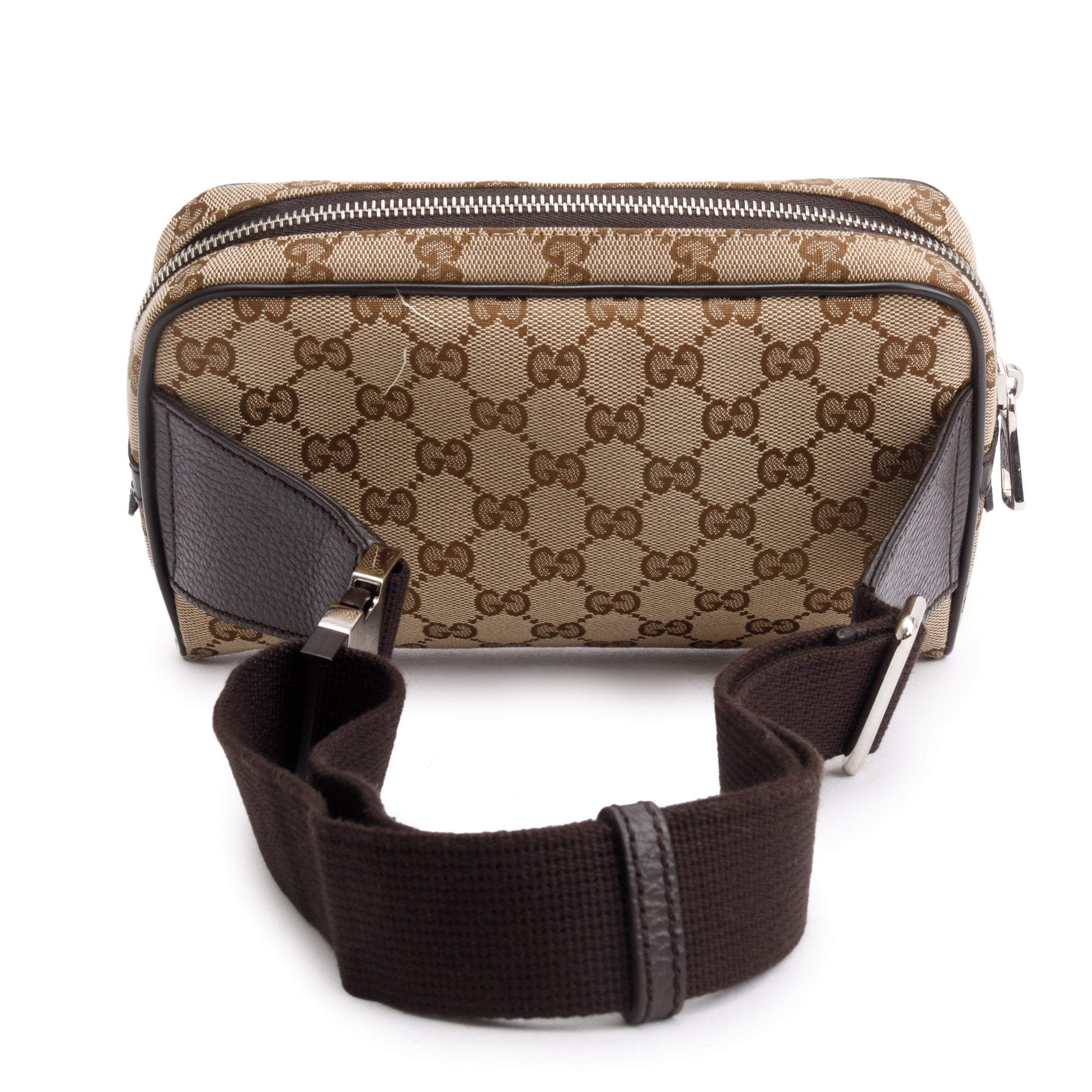 Gucci Beige GG Canvas Belt Bag