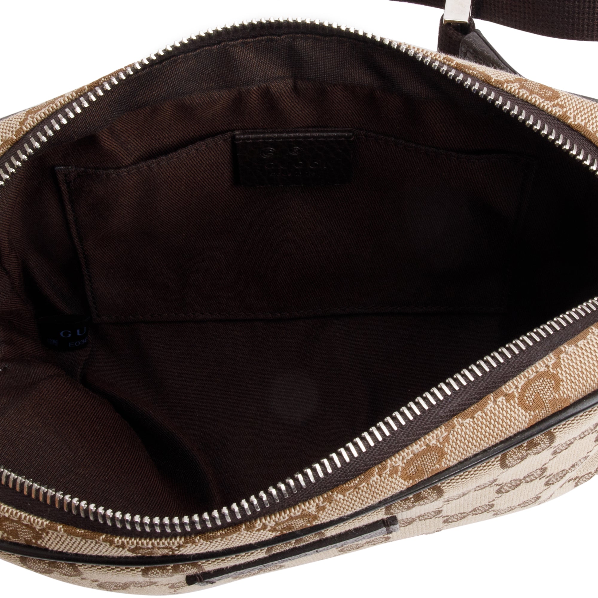 Gucci Beige GG Canvas Belt Bag