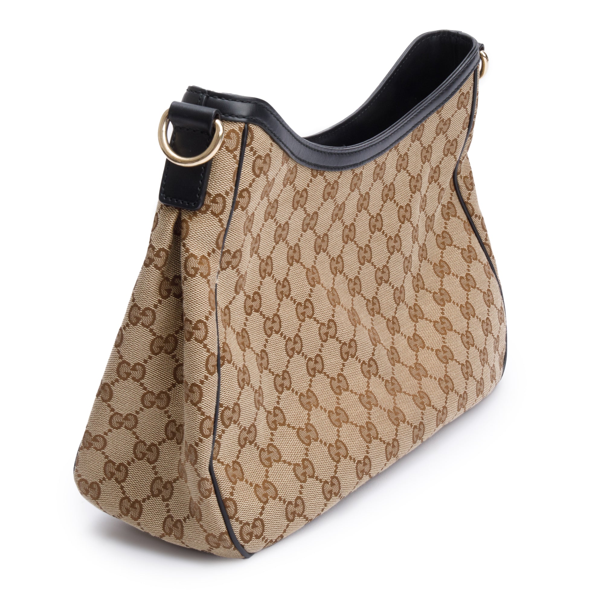 Gucci Beige GG Canvas Web Sherry Shoulder Bag