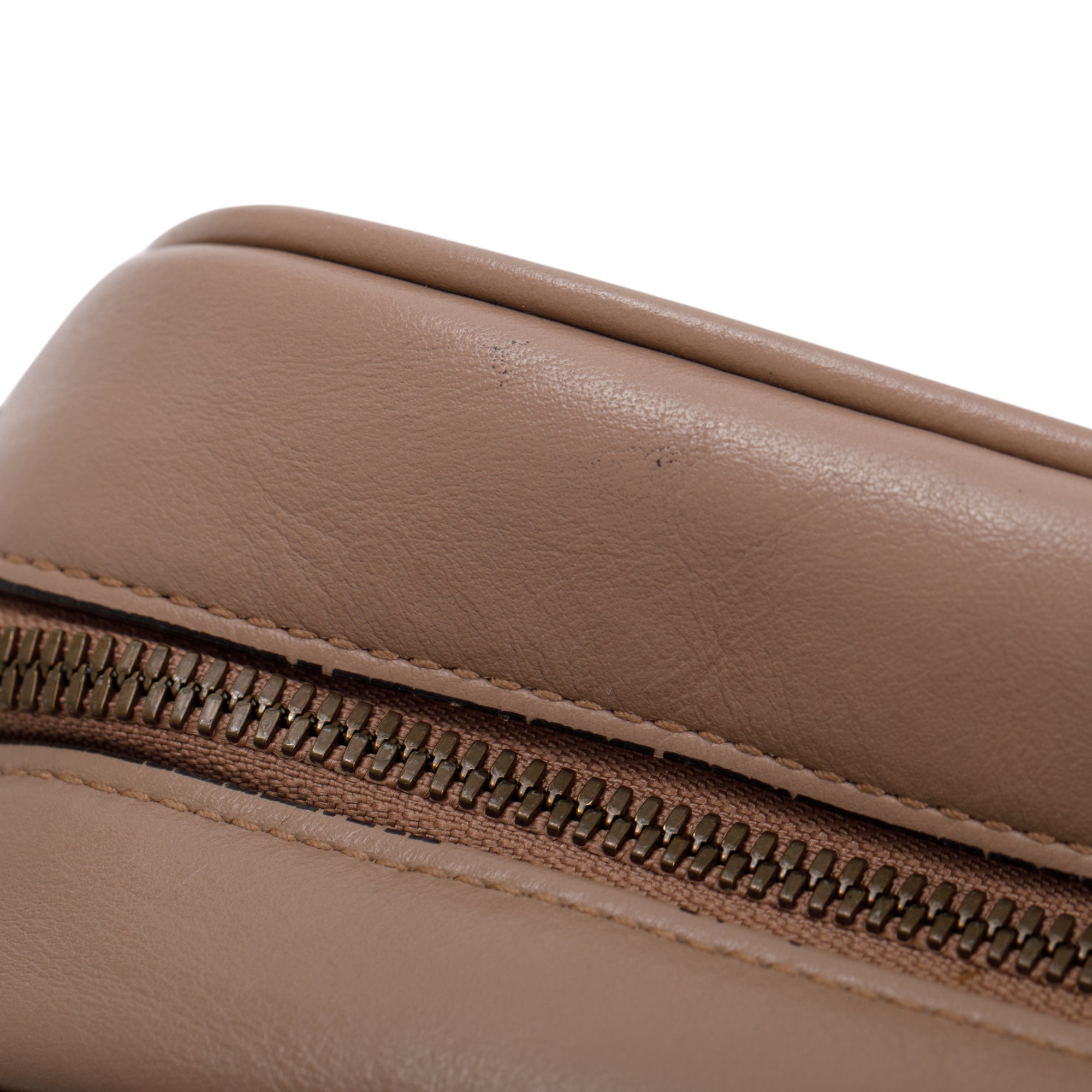 Gucci Beige GG Marmont Matelasse Leather Small Shoulder Bag