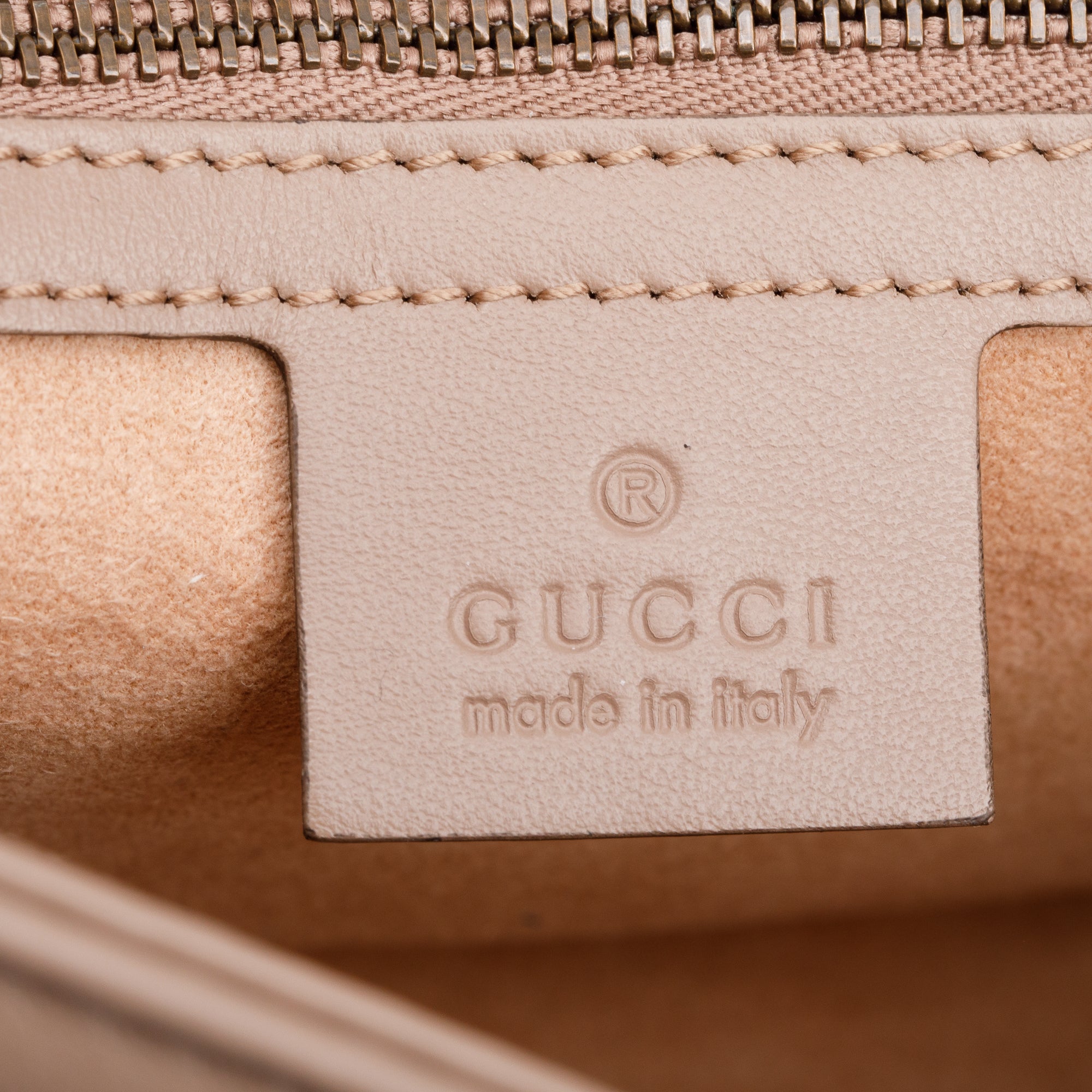 Gucci Beige GG Marmont Matelasse Small Shoulder Bag