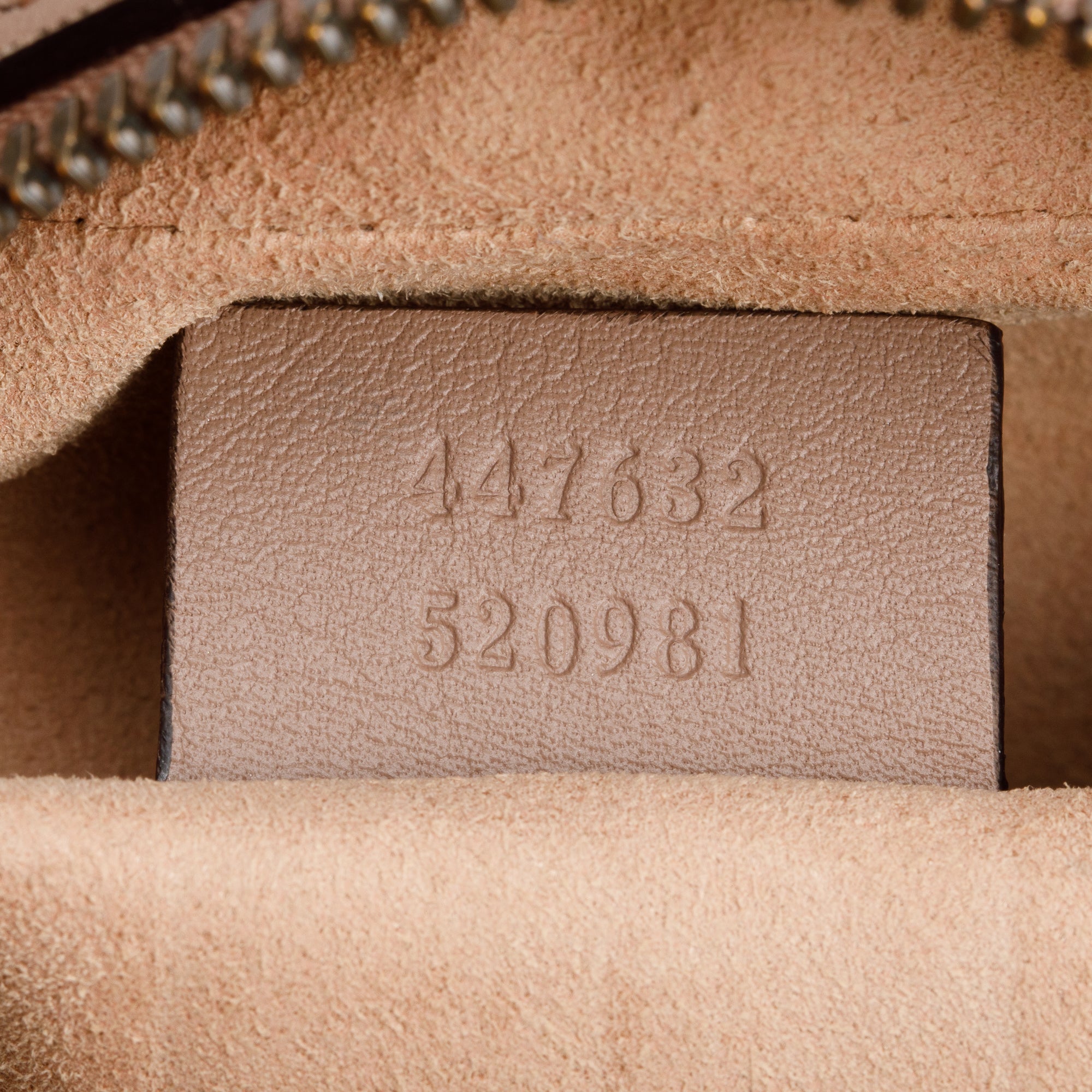 Gucci Beige GG Marmont Pearly GG Small Shoulder Bag