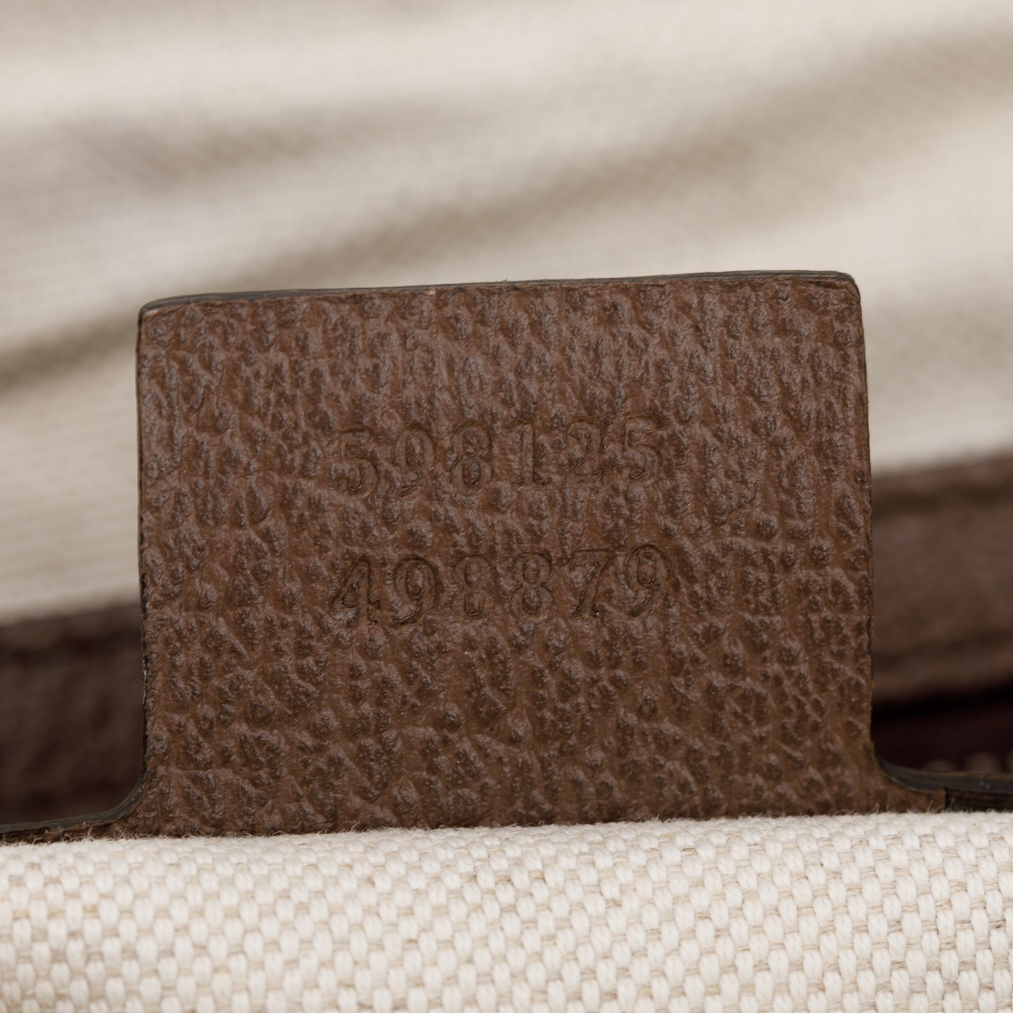 Gucci Beige GG Supreme Web Small Ophidia Half Moon Hobo