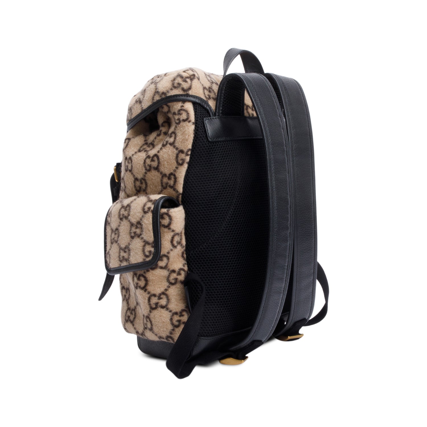 Gucci Beige GG Wool Backpack