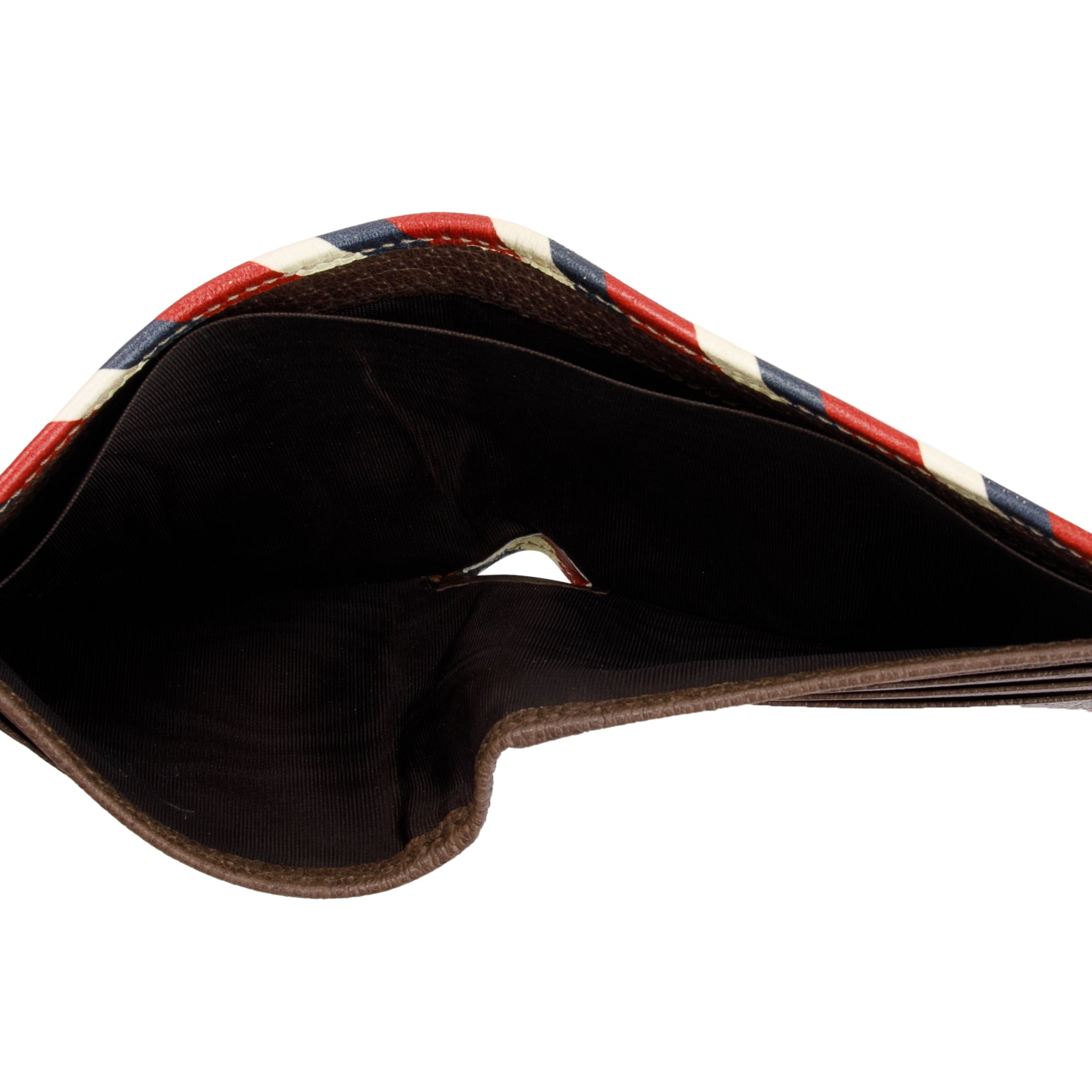 Gucci Beige & Multicolour Courrier GG Supreme Bifold Wallet