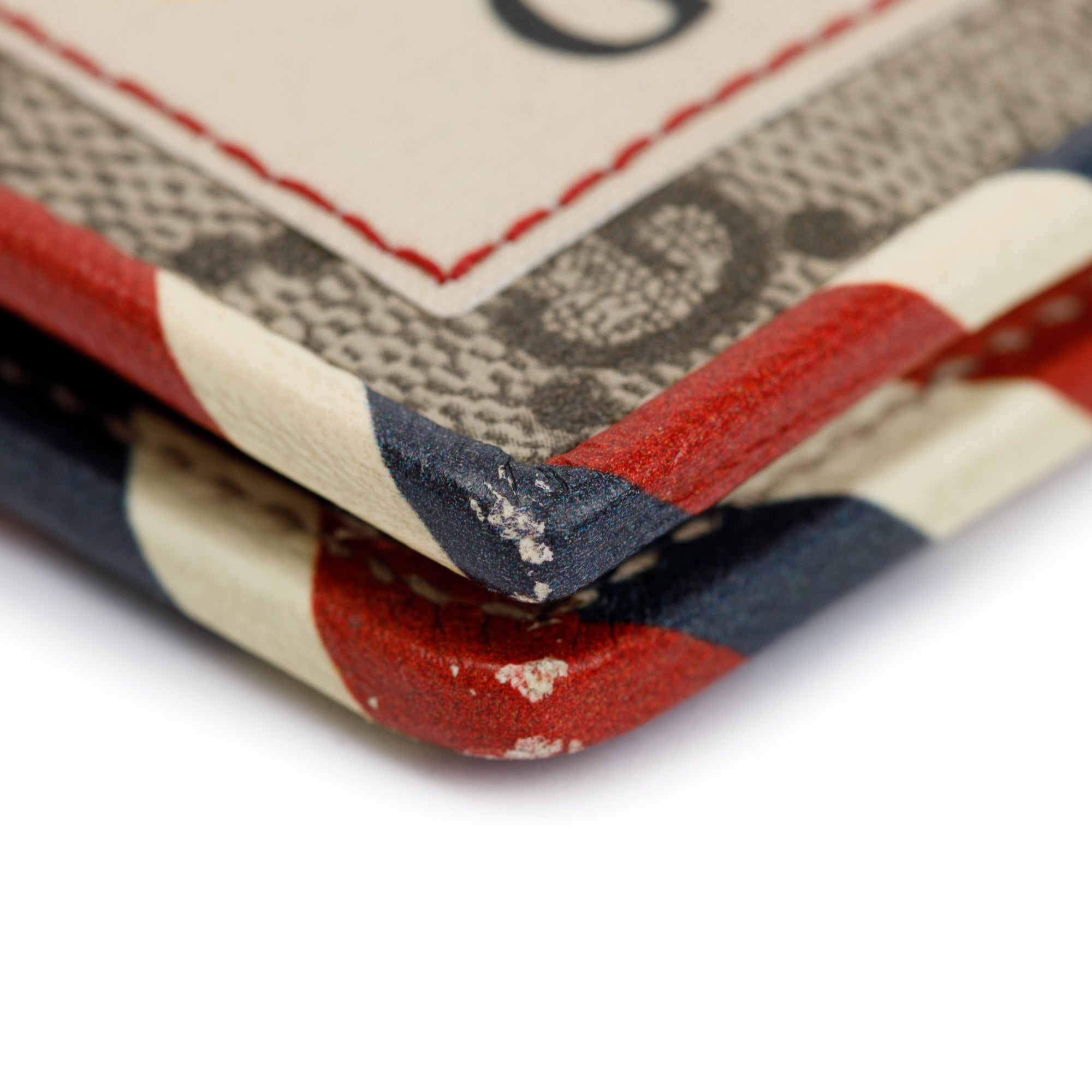 Gucci Beige & Multicolour Courrier GG Supreme Bifold Wallet