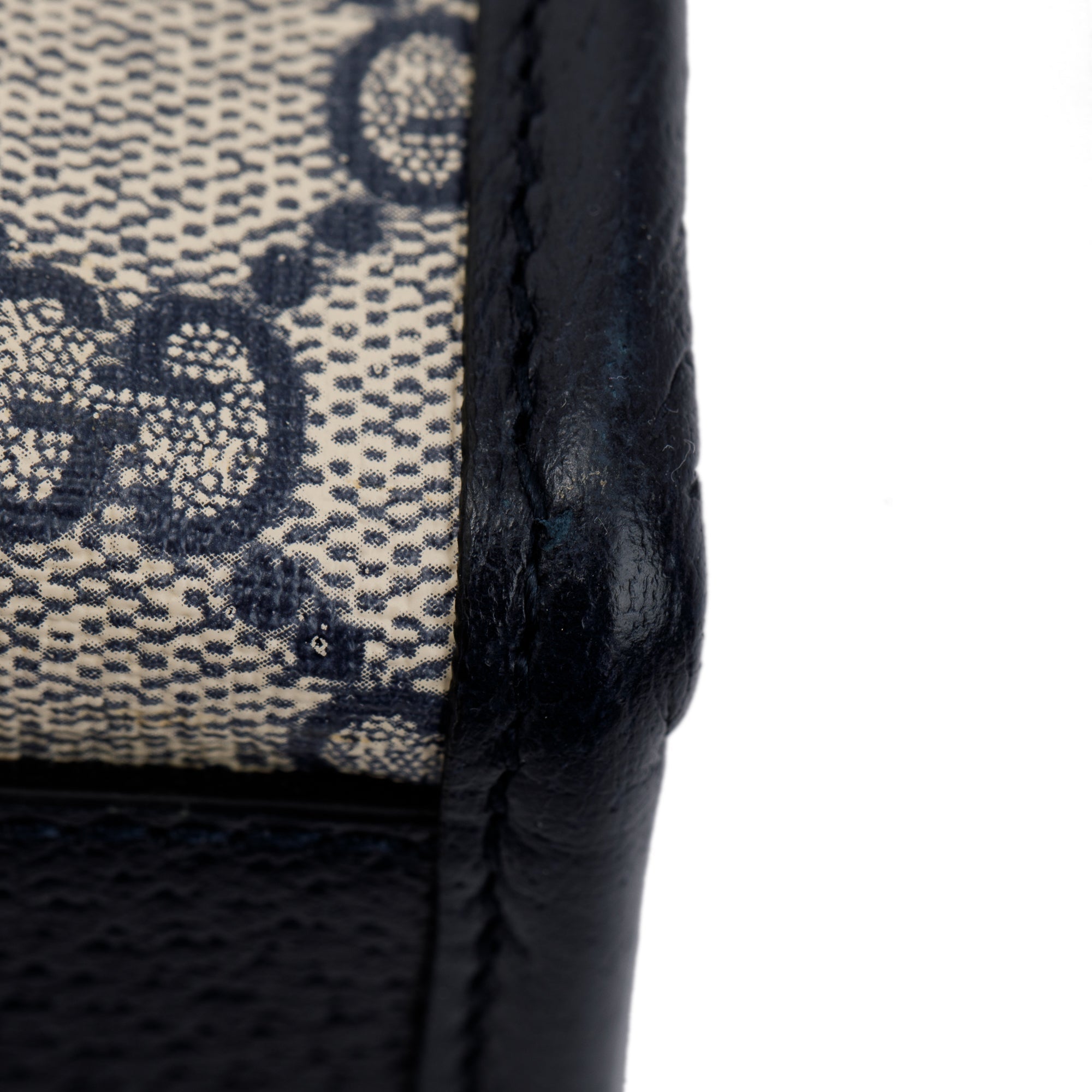 Gucci Beige & Navy GG Supreme Small Tote