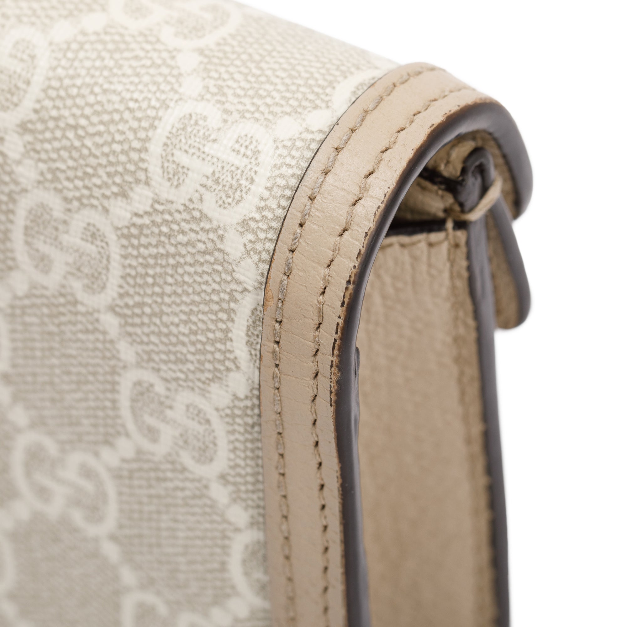 Gucci Beige & White GG Supreme Dionysus Super Mini Bag w/ Box