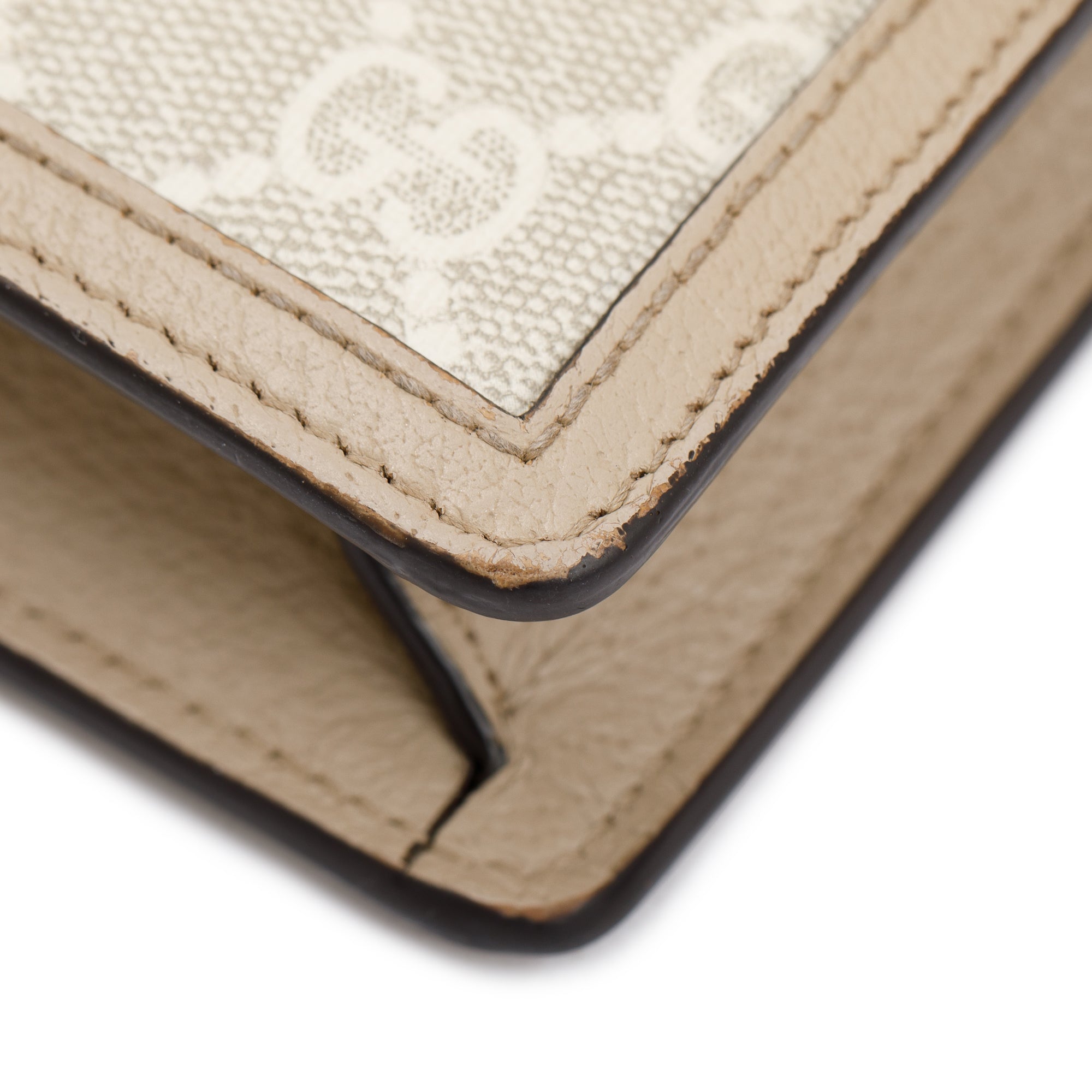 Gucci Beige & White GG Supreme Dionysus Super Mini Bag w/ Box