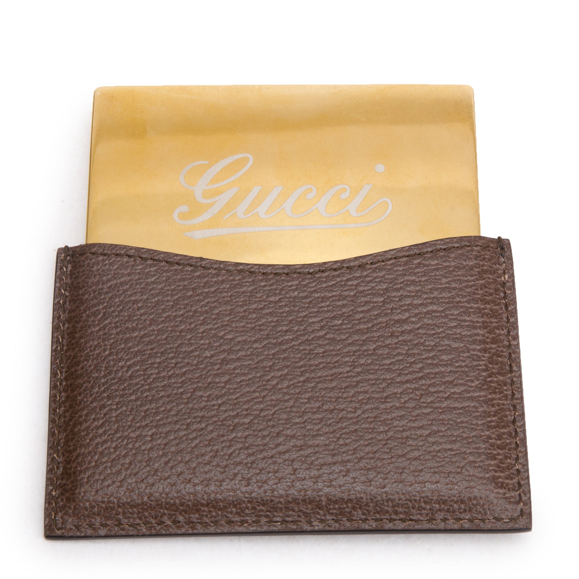 Gucci Beige/Brown Jumbo GG Canvas Bamboo 1947 Small Top Handle Bag w/ Straps & Box