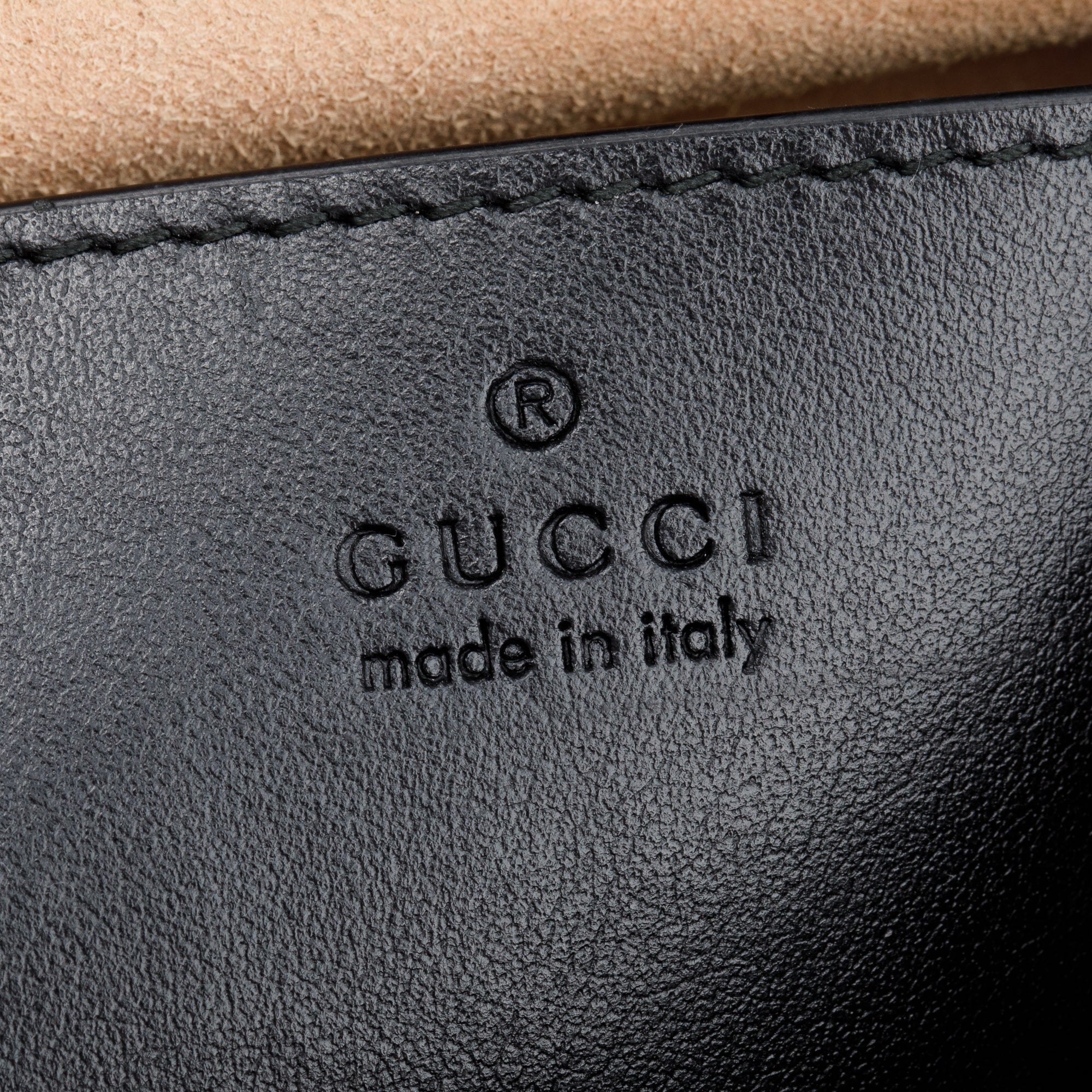 Gucci Black Aria GG Marmont Matelasse Small Shoulder Bag