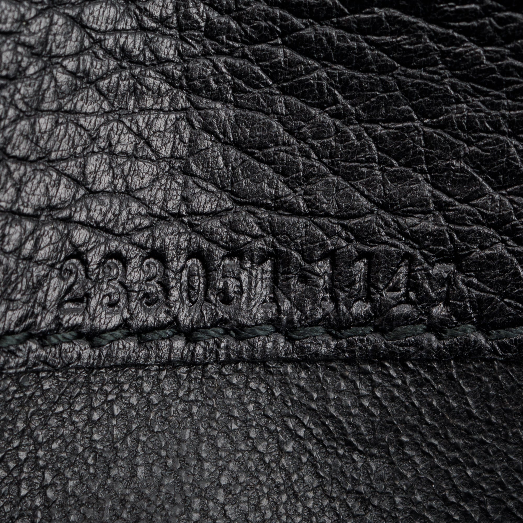 Gucci Black Calfskin Leather Bamboo Flap Continental Wallet