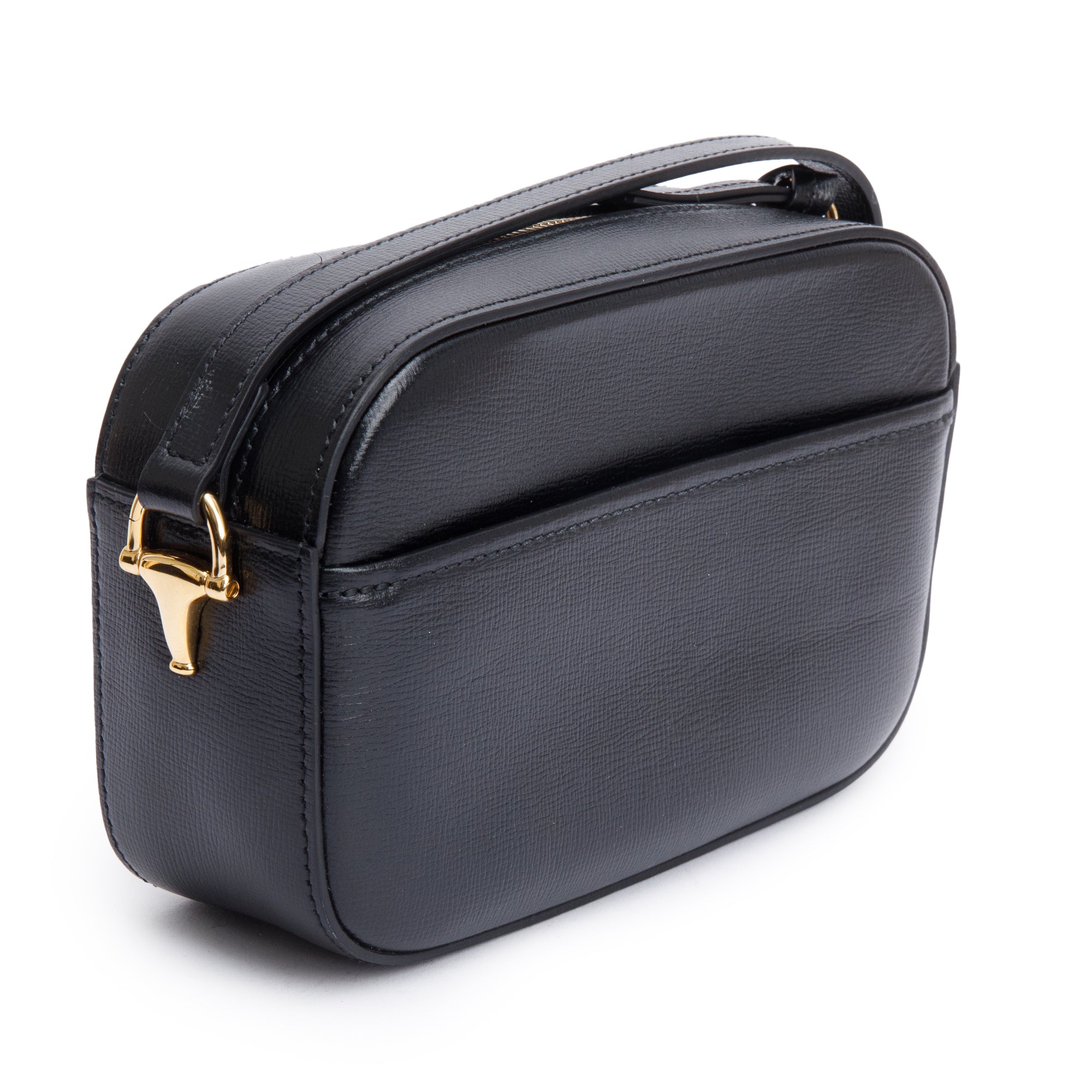 Gucci Black Calfskin Leather Horsebit 1955 Mini Shoulder Bag