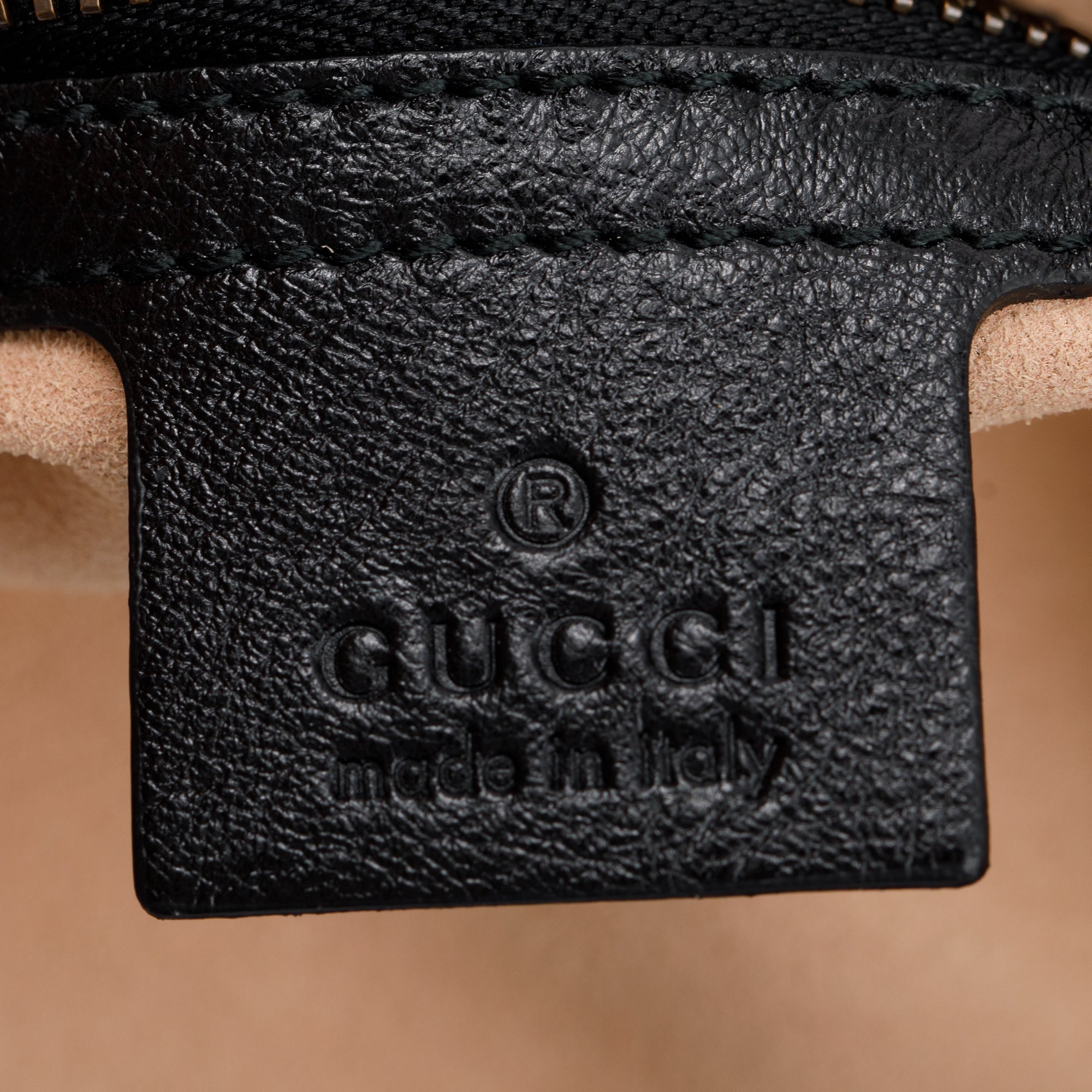 Gucci Black Calfskin Leather Large GG Marmont Matelasse Slim Tote