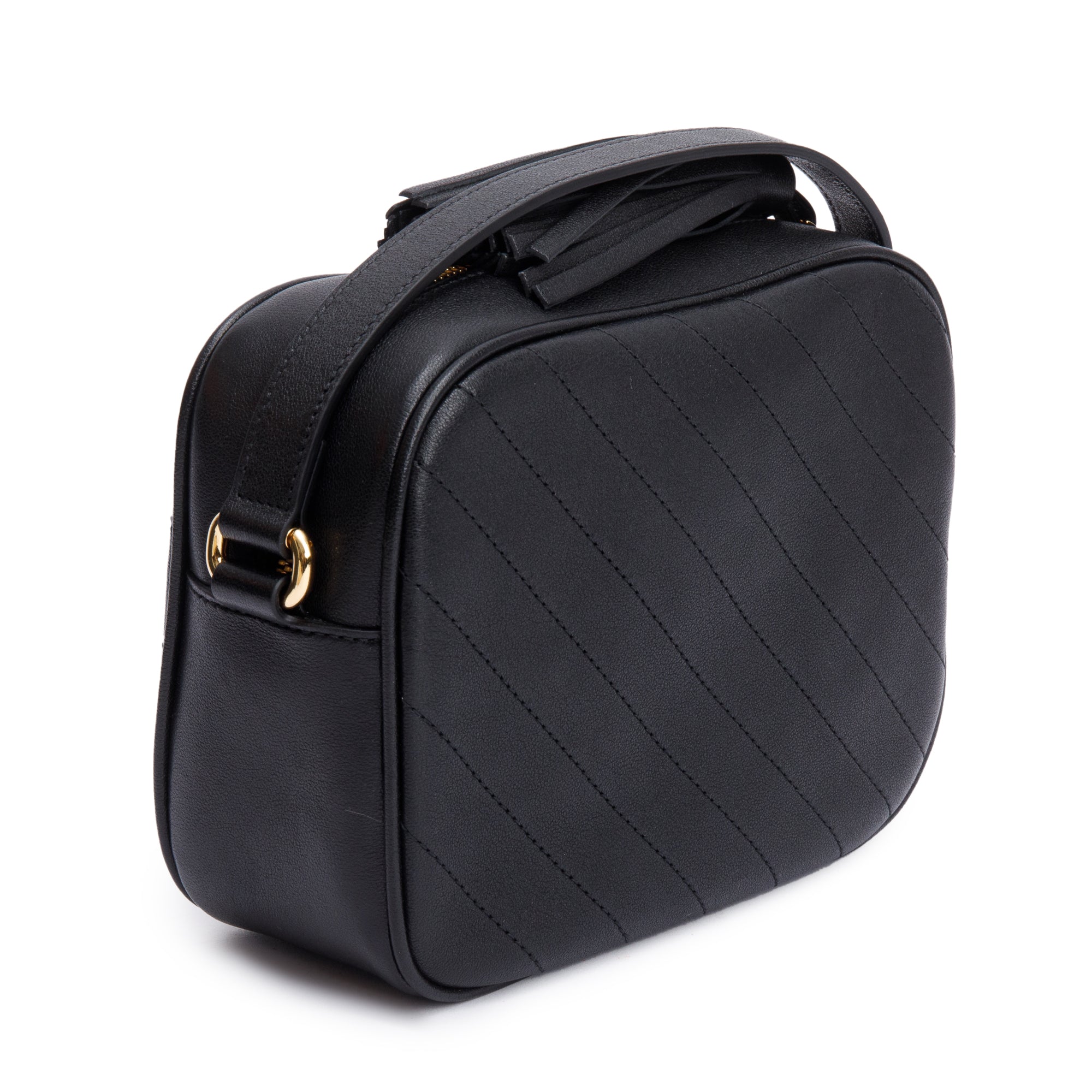 Gucci Black Calfskin Leather Mini Blondie Shoulder Bag