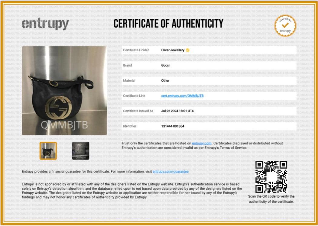 Gucci Black Calfskin Leather Mini Blondie Shoulder Bag