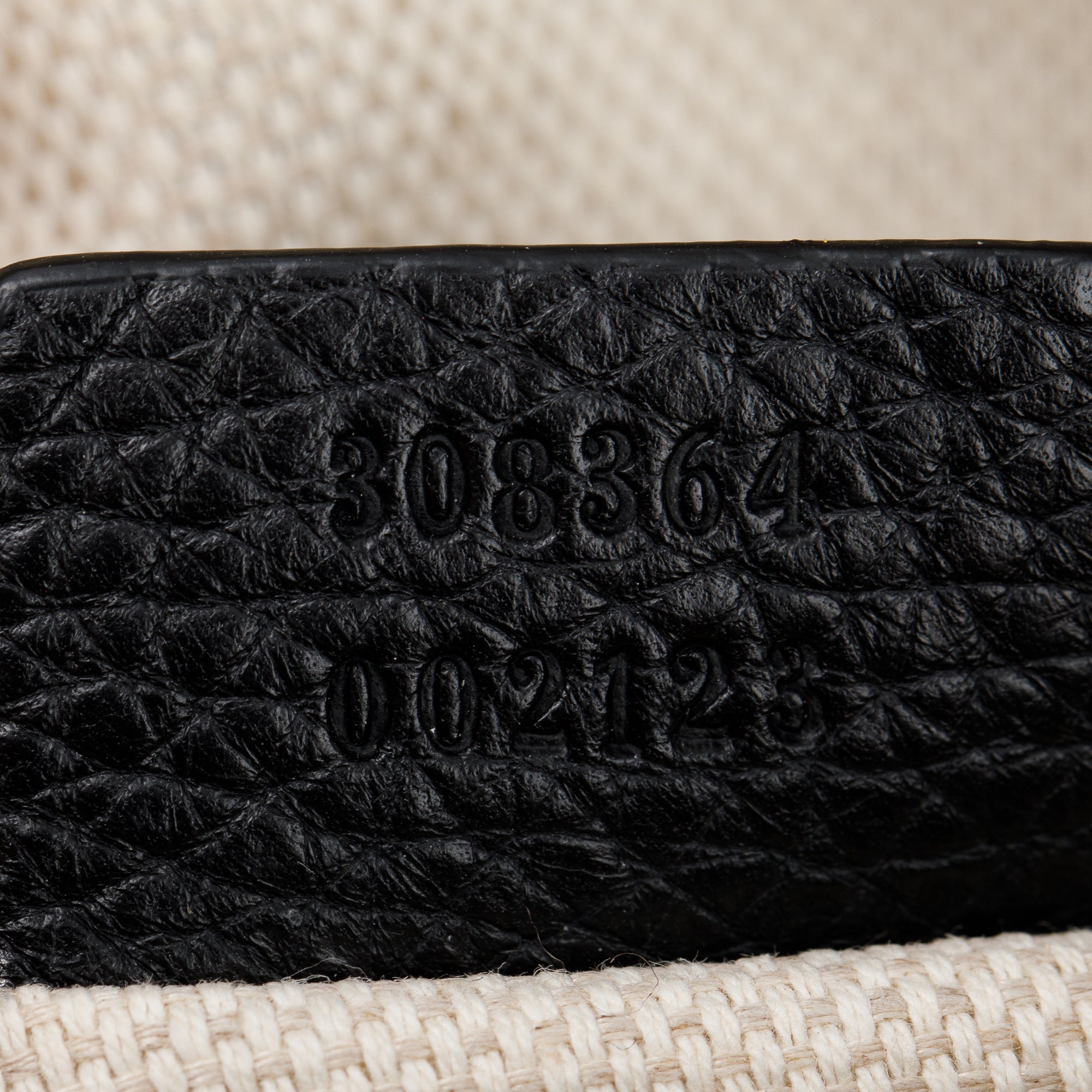 Gucci Black Calfskin Leather Small Soho Disco Bag