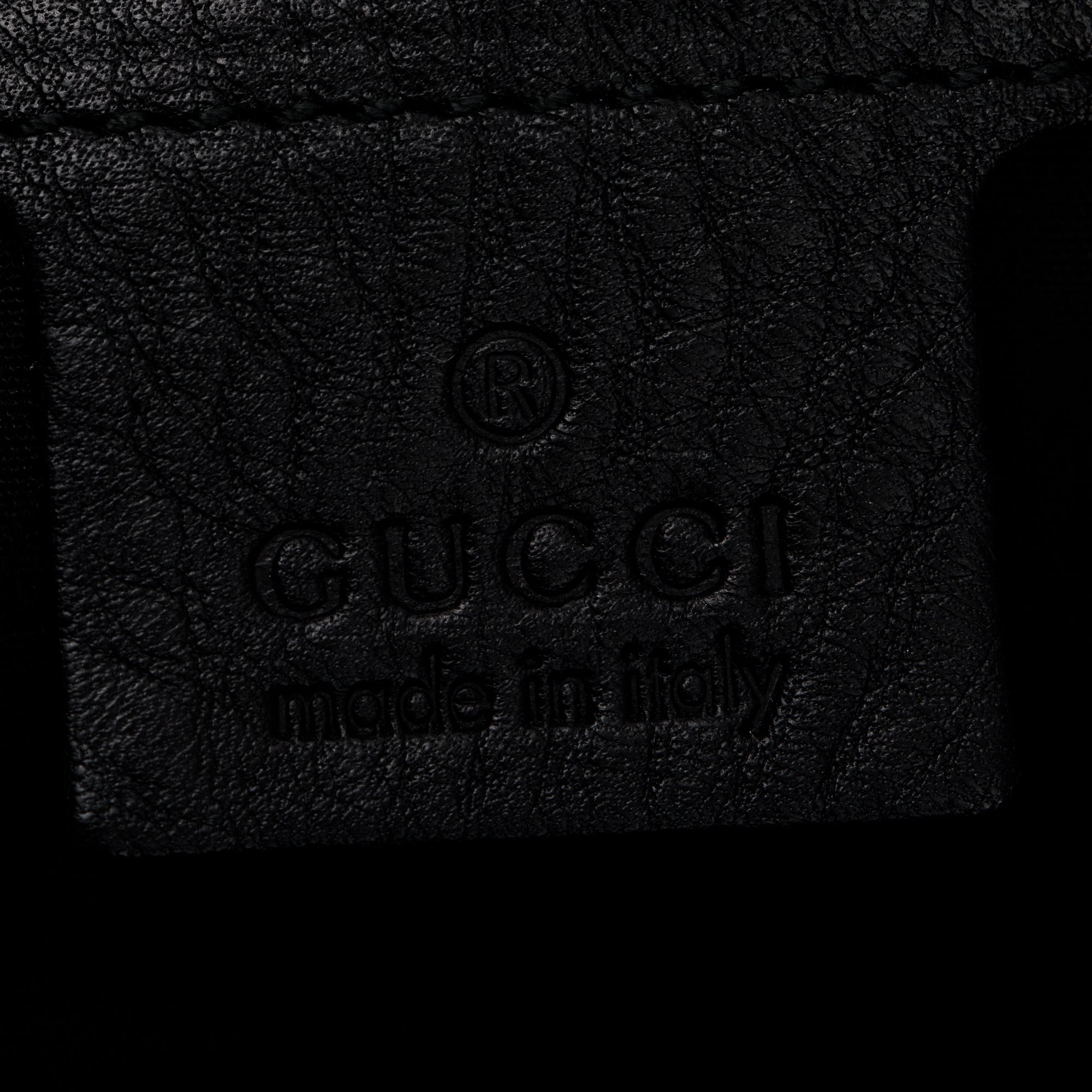 Gucci Black Calfskin Leather Web Medium Heritage Shoulder Bag