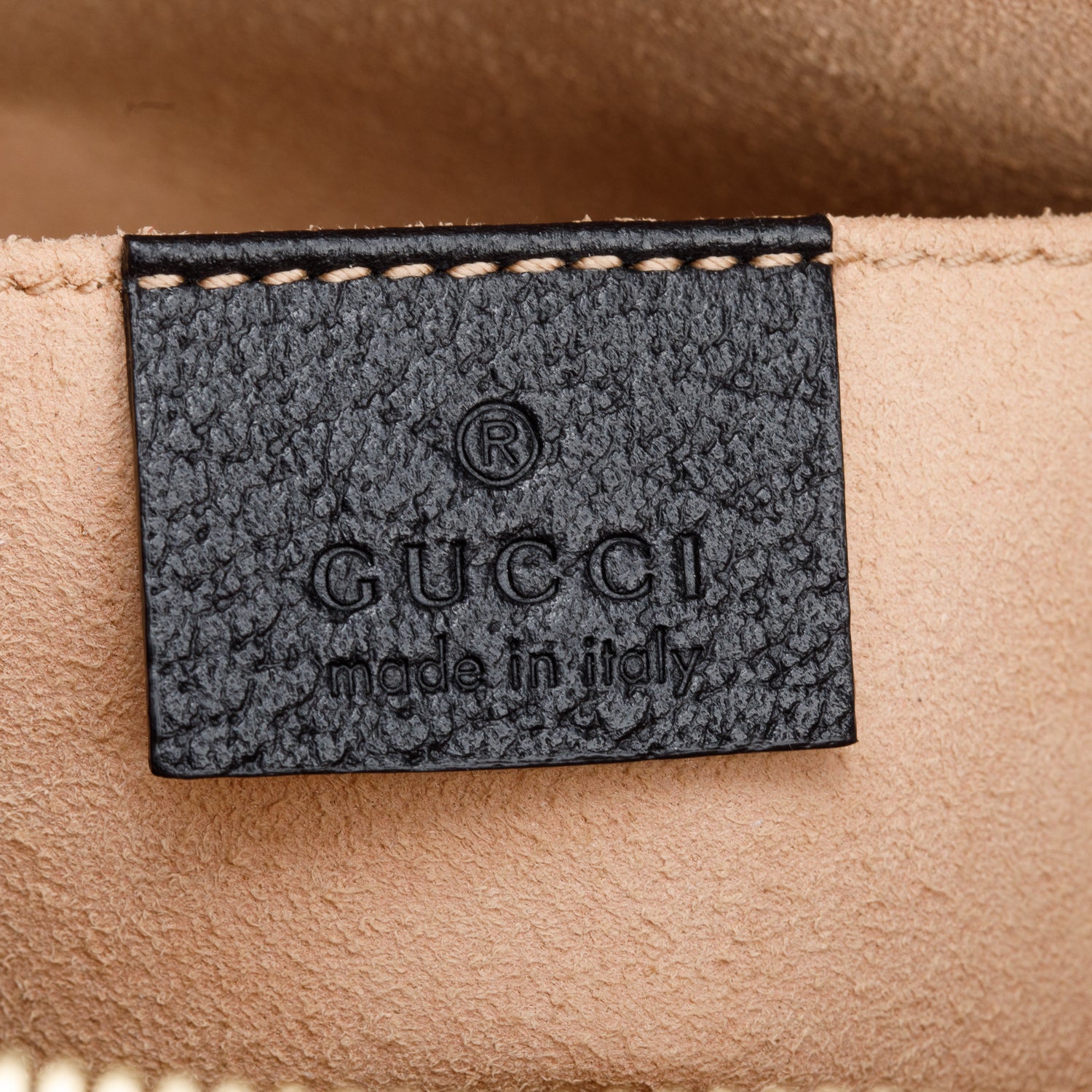 Gucci Black Calfskin Leather Web Small Ophidia Dome Crossbody Bag w/ Box