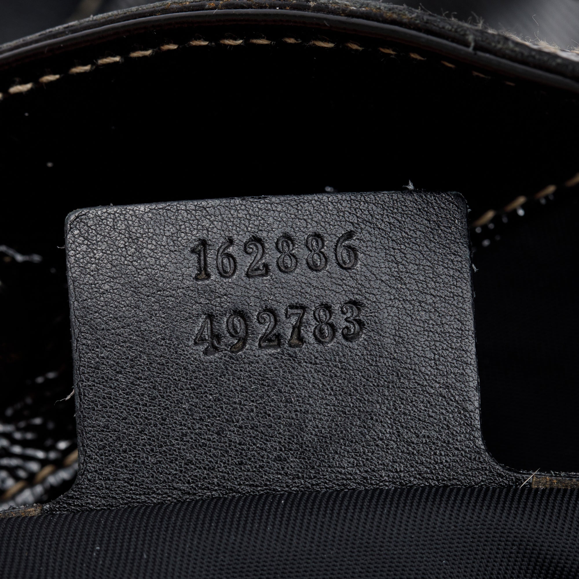 Gucci Black Dialux Coated Canvas Medium Britt Tote Bag