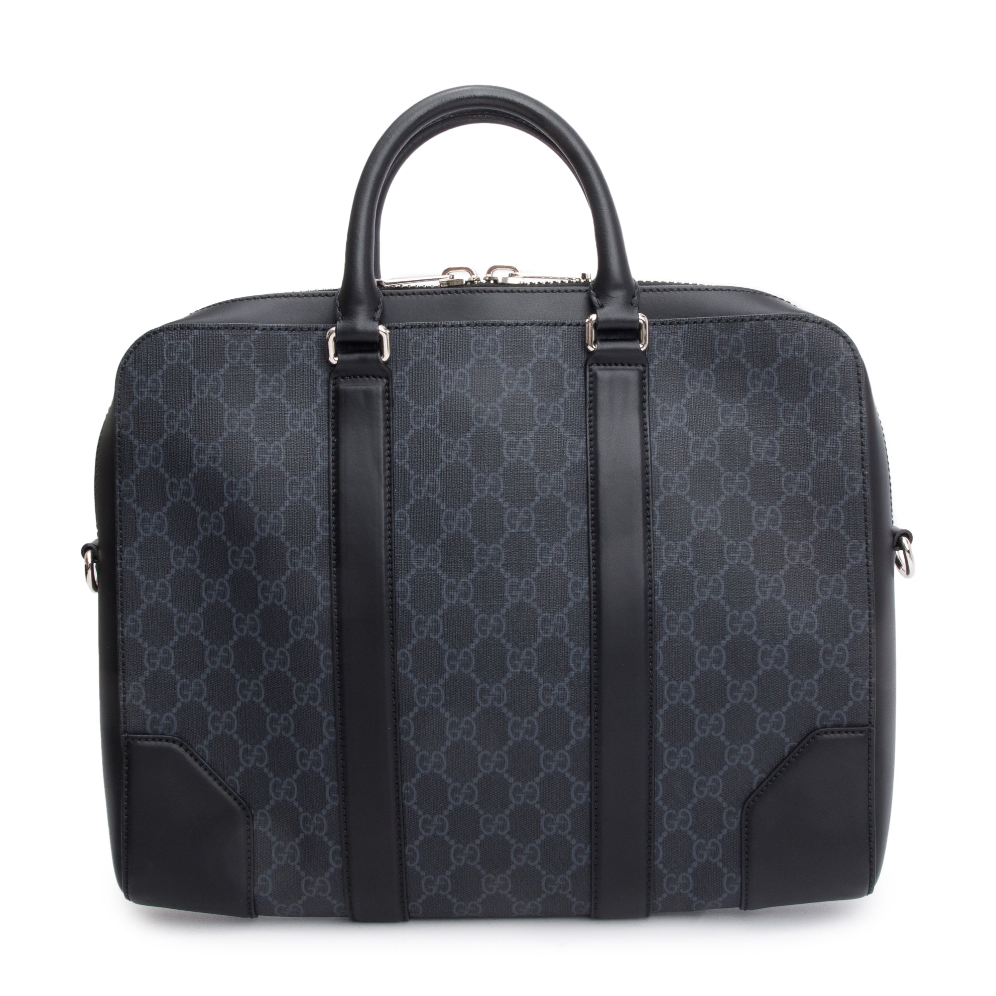 Gucci Black GG Canvas Briefcase