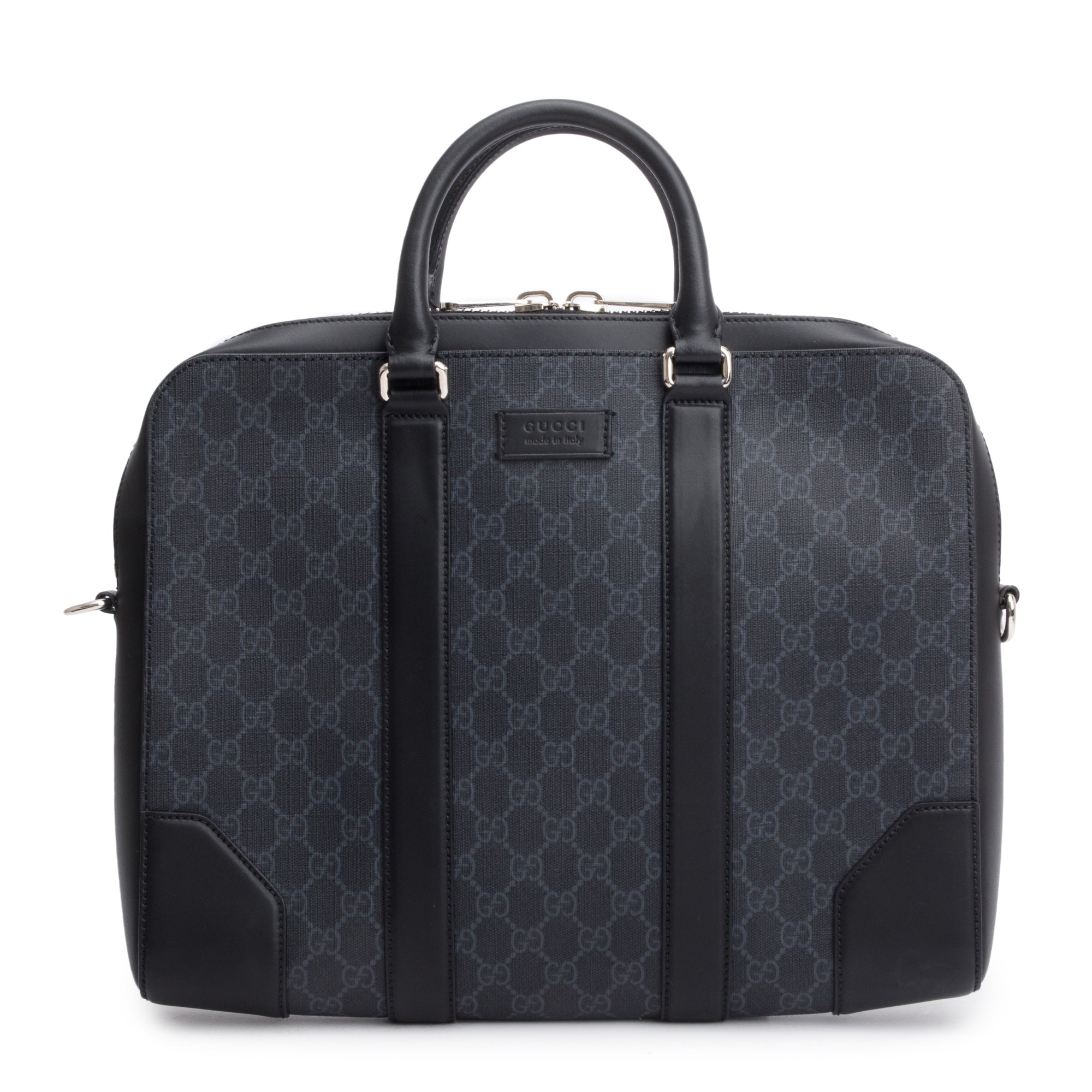 Gucci Black GG Canvas Briefcase