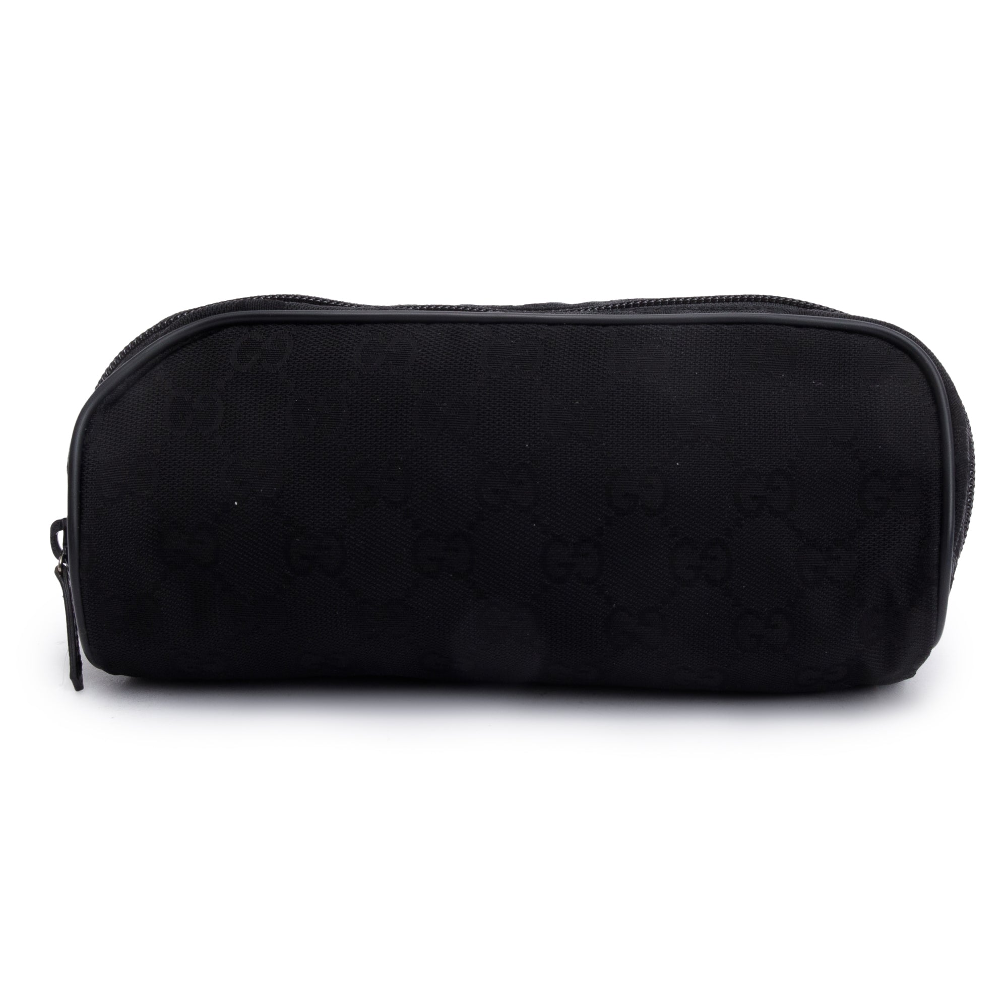 Gucci Black GG Canvas Cosmetic Pouch w/ Box